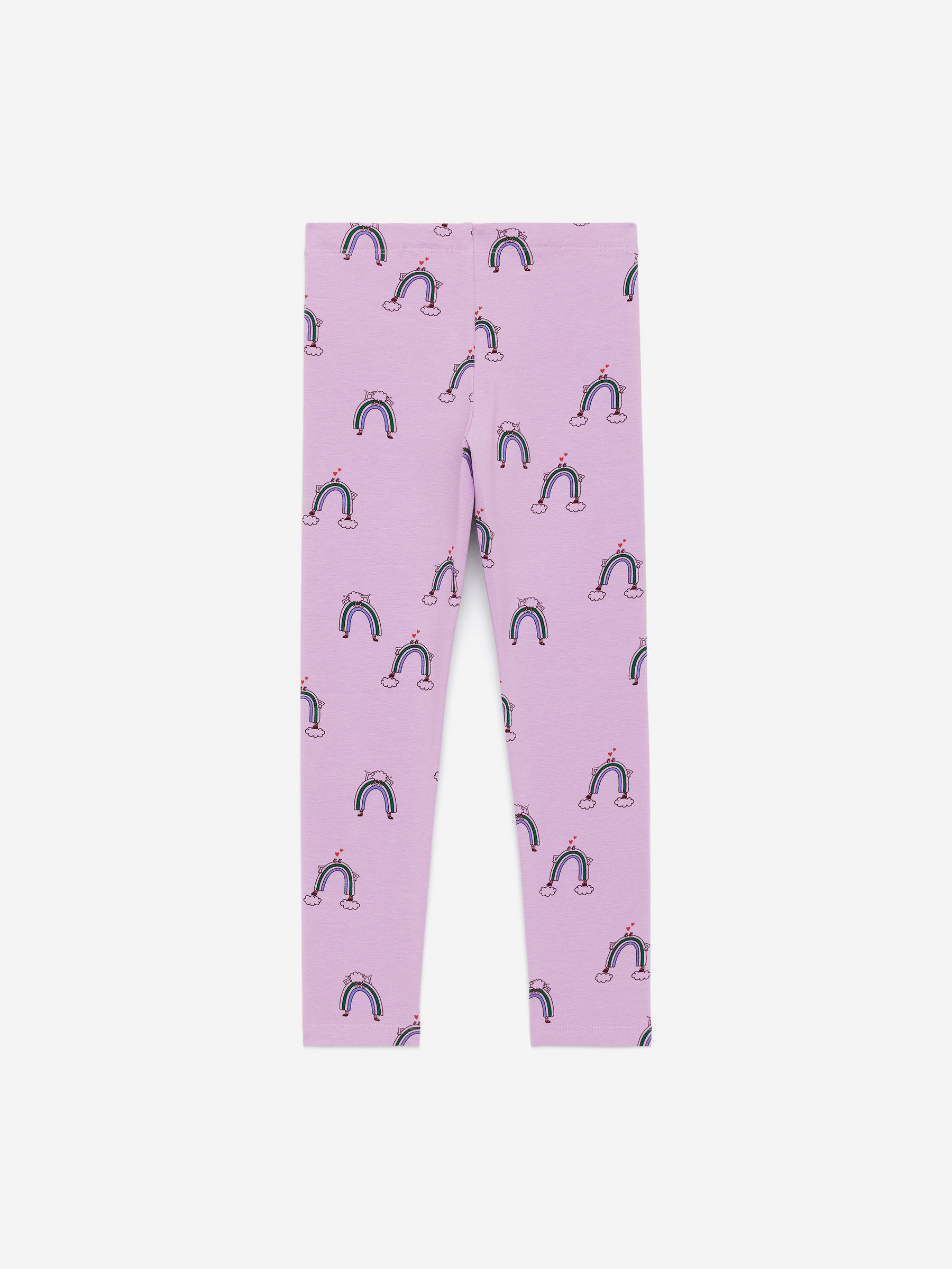 Printed Jersey Leggings - Lilac/Rainbow - Children - StillMedia/DescriptiveStillLife - 2