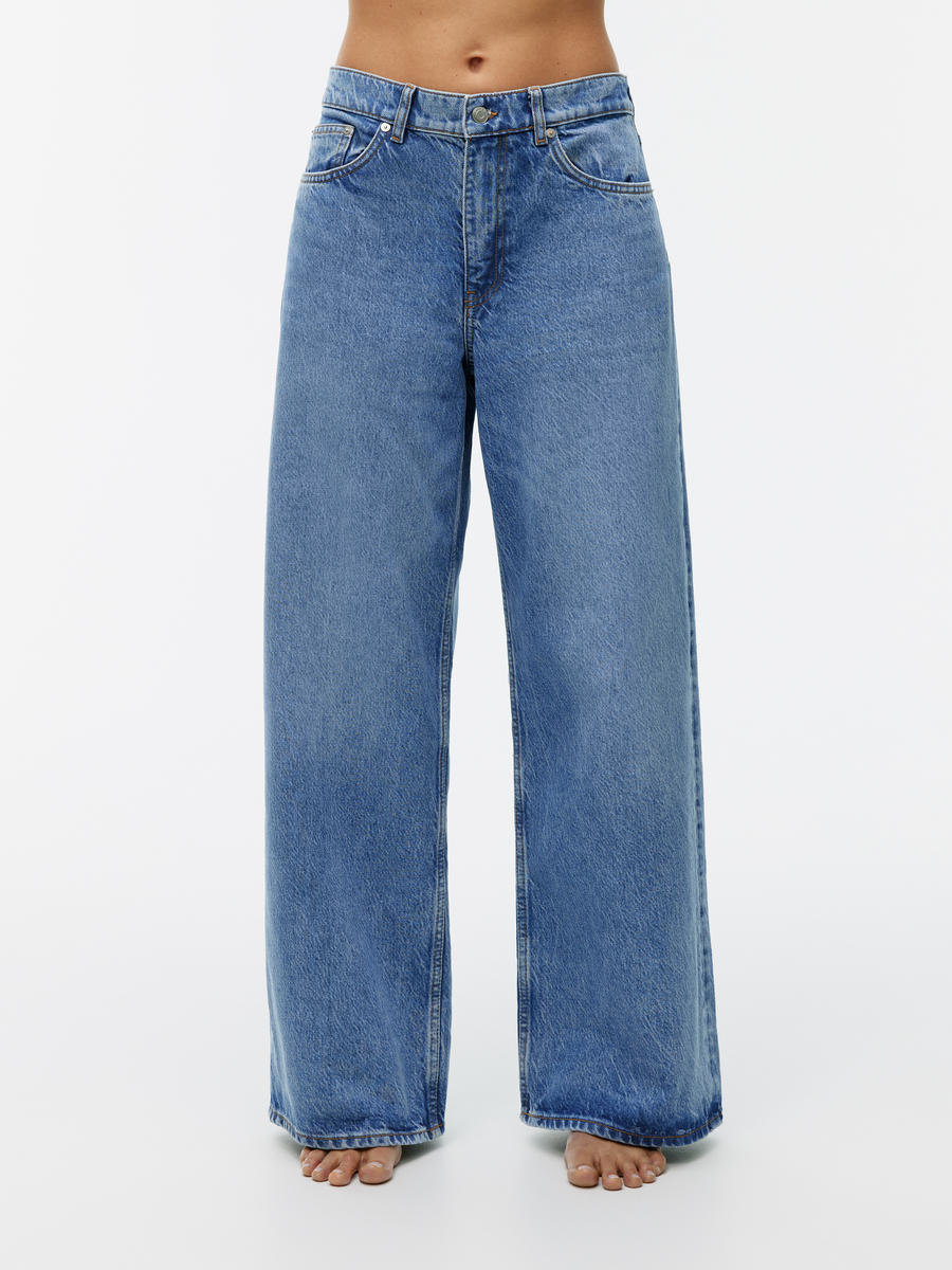 CLOUD Low Loose Jeans-#53648E-2362