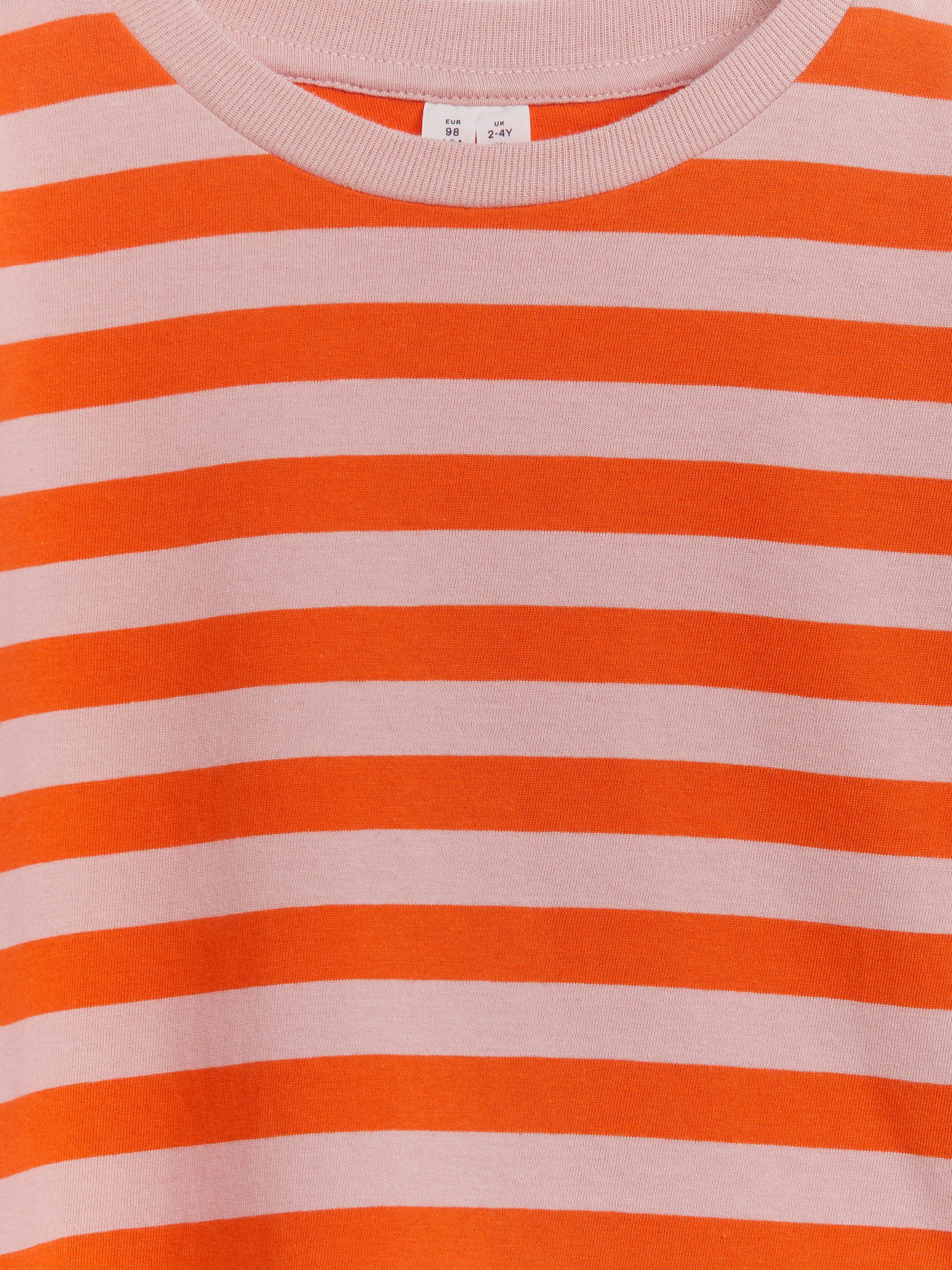 Oversized Long-Sleeved T-Shirt – Blue/White – ARKET GB