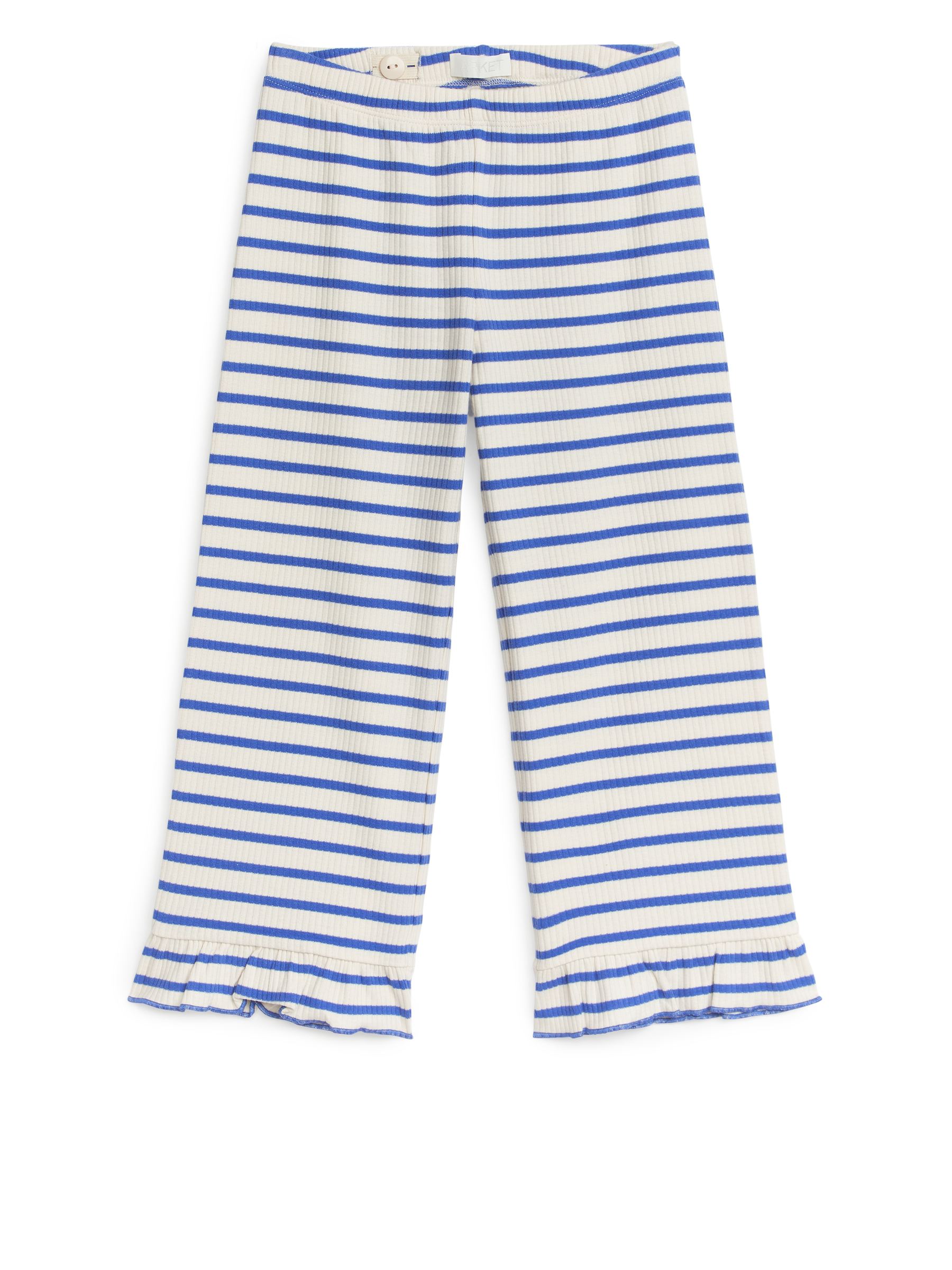 Pantalones de punto con volantes - Azul/rayas - Corte estándar - Children - StillMedia/DescriptiveStillLife - 2