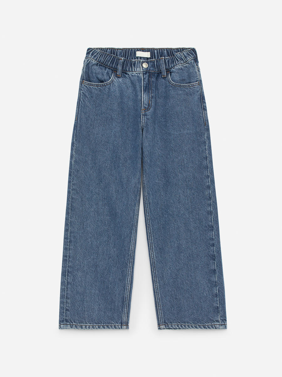 Pull-On Denim Trousers-#333860-14209