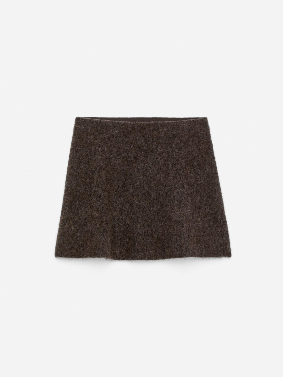 ARKET Women's  Alpaca-Wool Blend Skirt Blue,  size L