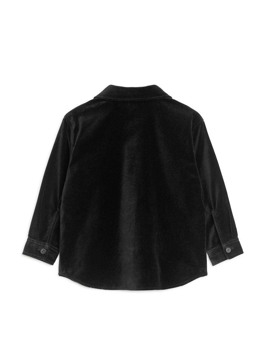 Velvet Overshirt-#272628-5882