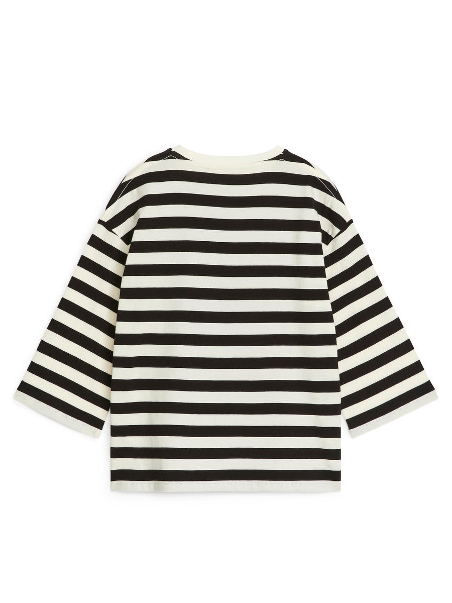 Oversized Long-Sleeved T-Shirt-#272628-2450