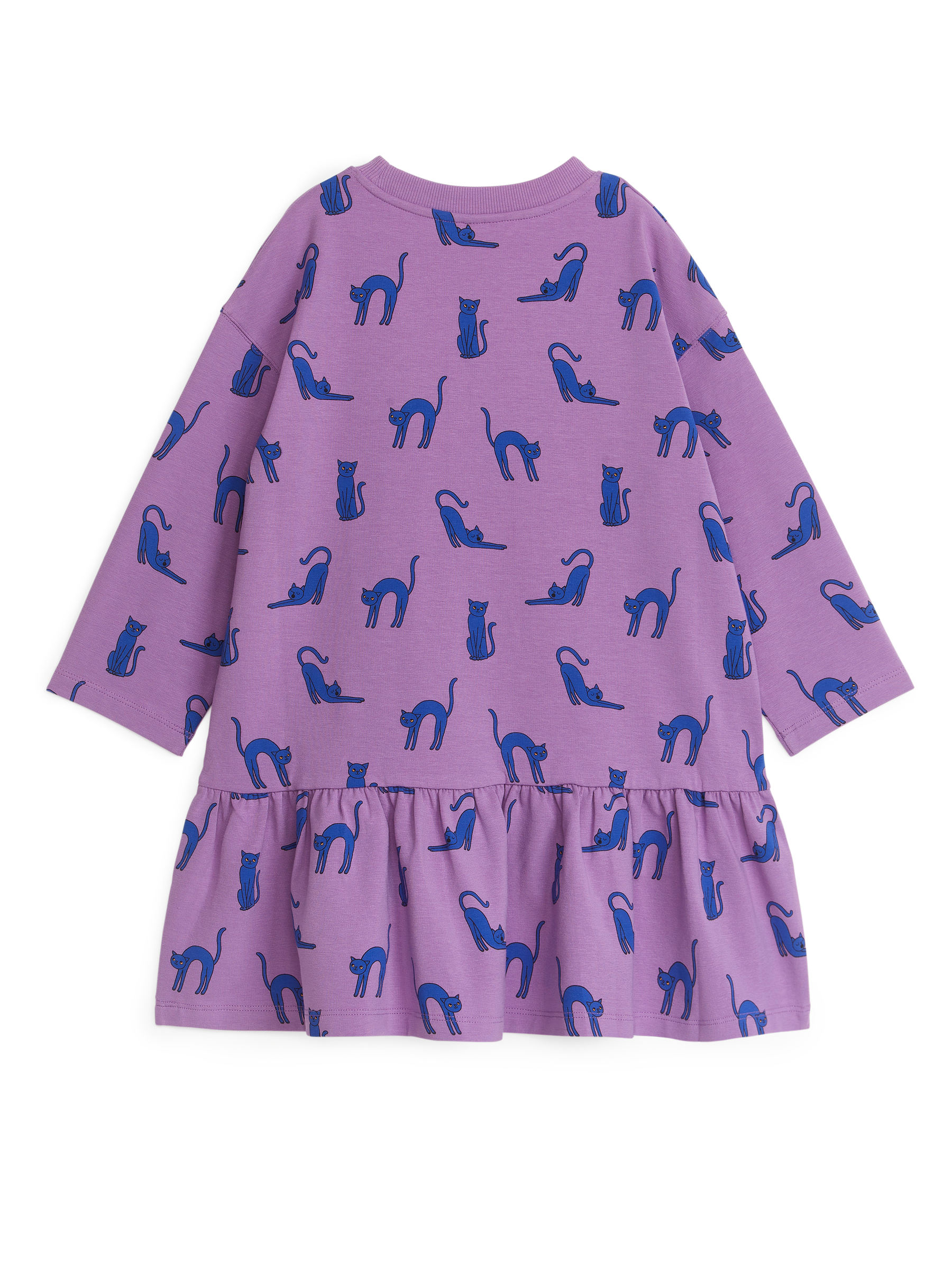 Gefranstes Jersey-Kleid - Lila - Regular Fit - Children - StillMedia/DescriptiveStillLife - 5