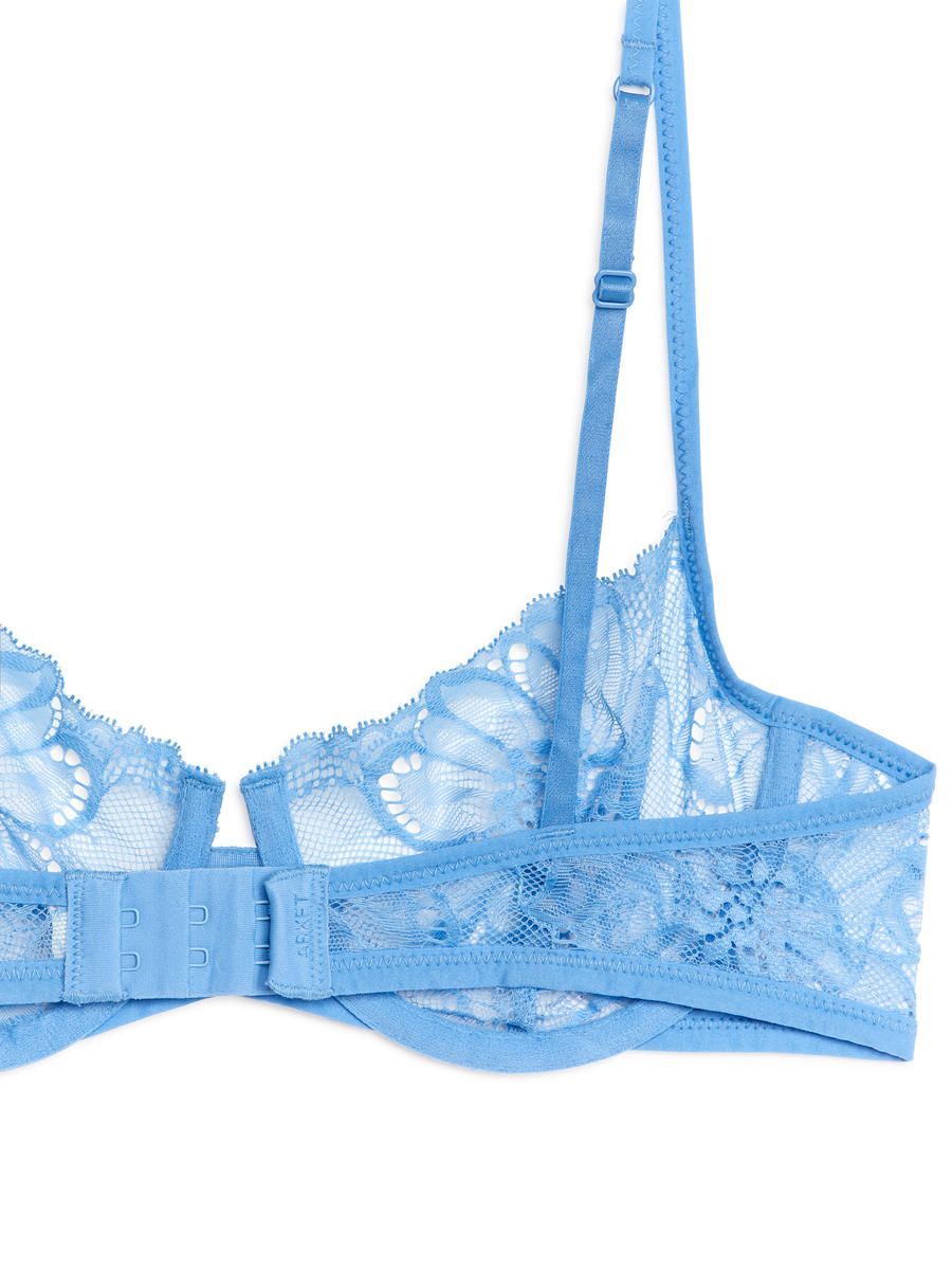 Bügel-BH aus Spitze - Blau - Regular Fit - Women - 1028893019