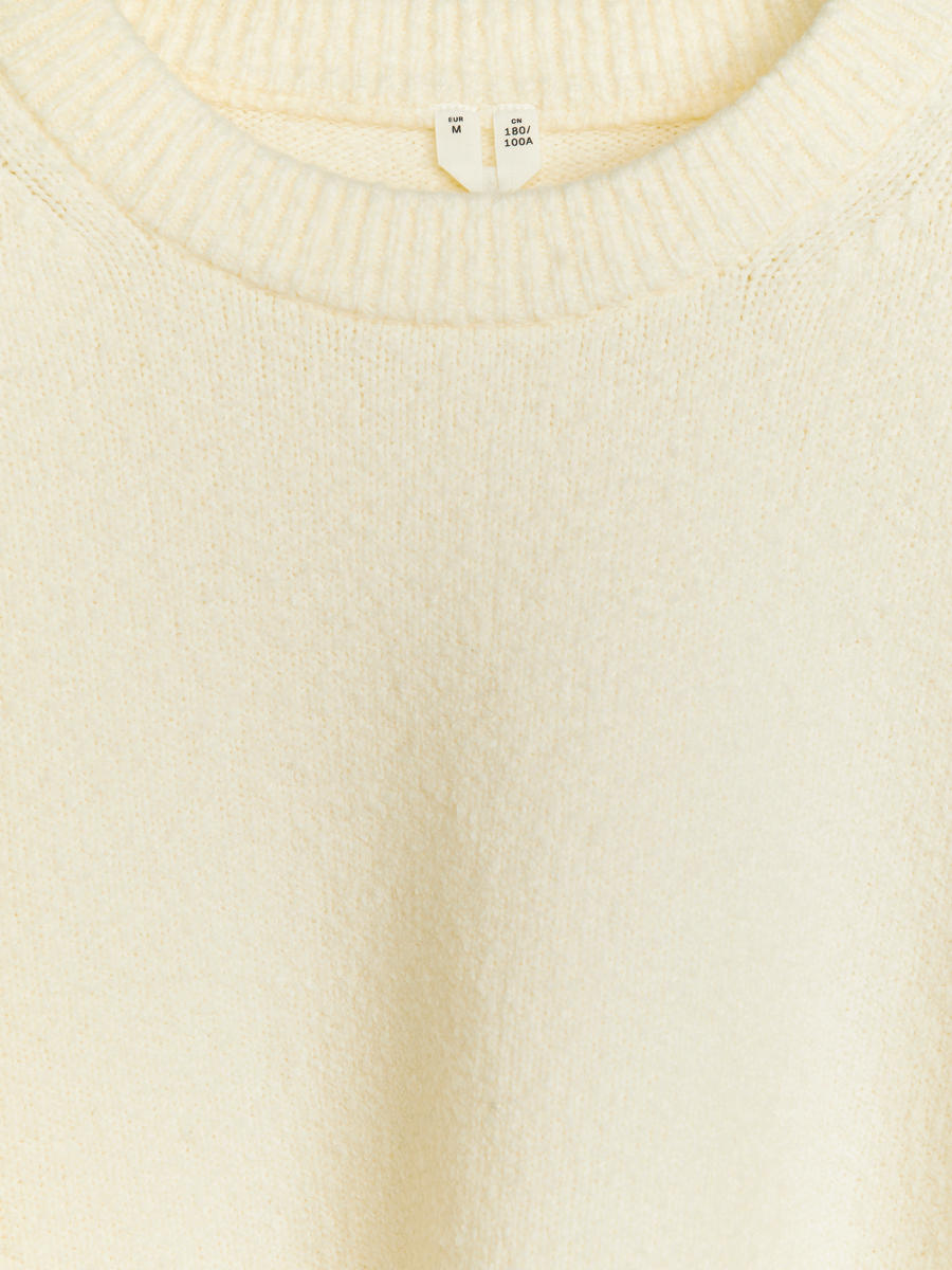 Cotton-Blend Jumper - Off White - Regular fit - Men - 1033010017