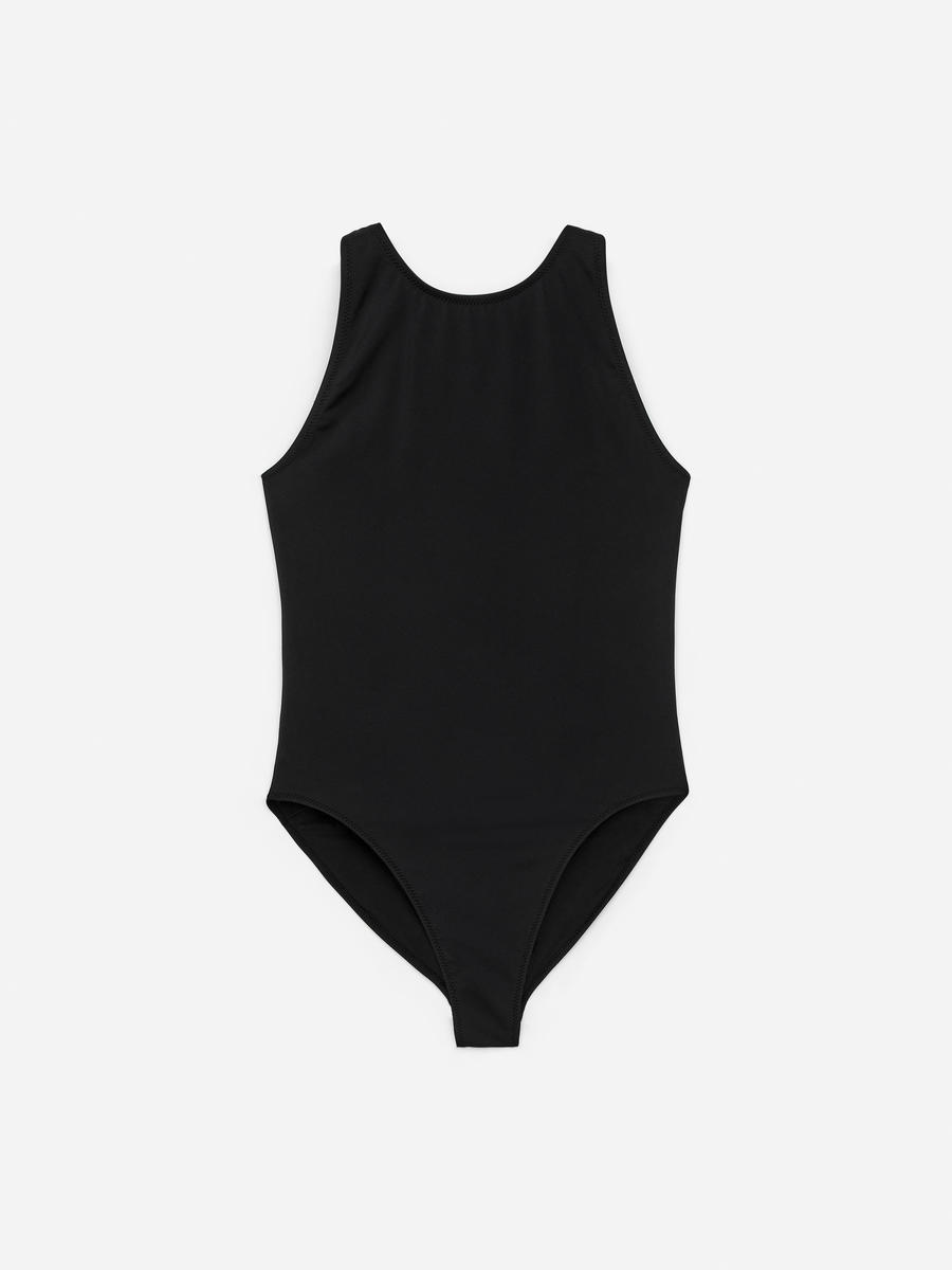 ARKET Women's  Racerback Swimsuit Black,  size 38