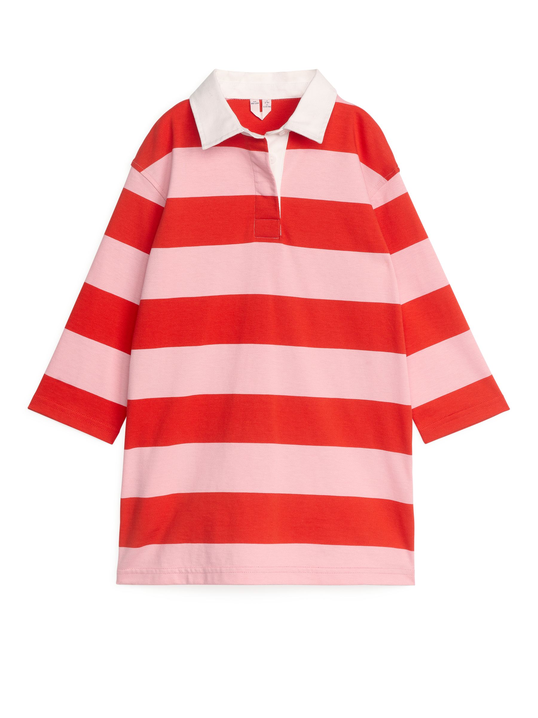 Vestido de rugby oversize - Rojo/rosa - Corte estándar - Children - StillMedia/DescriptiveStillLife - 2