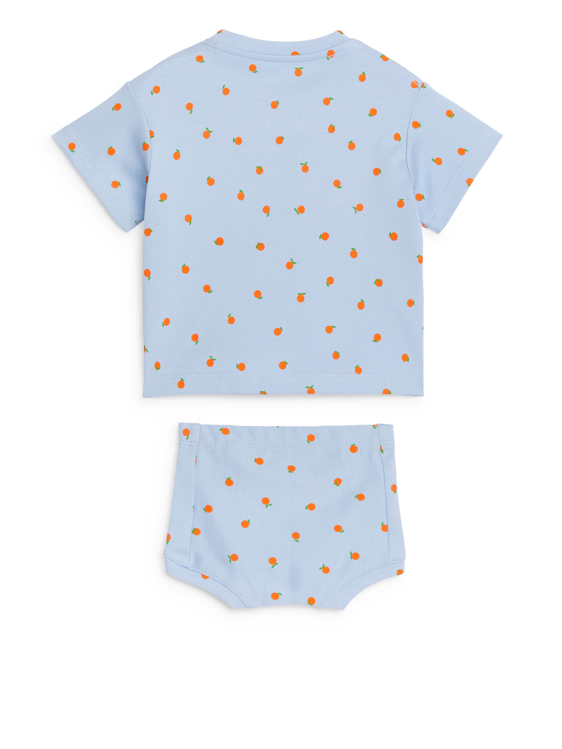 Cotton Set - Light Blue/Oranges - Regular fit - Children - StillMedia/DescriptiveStillLife - 2