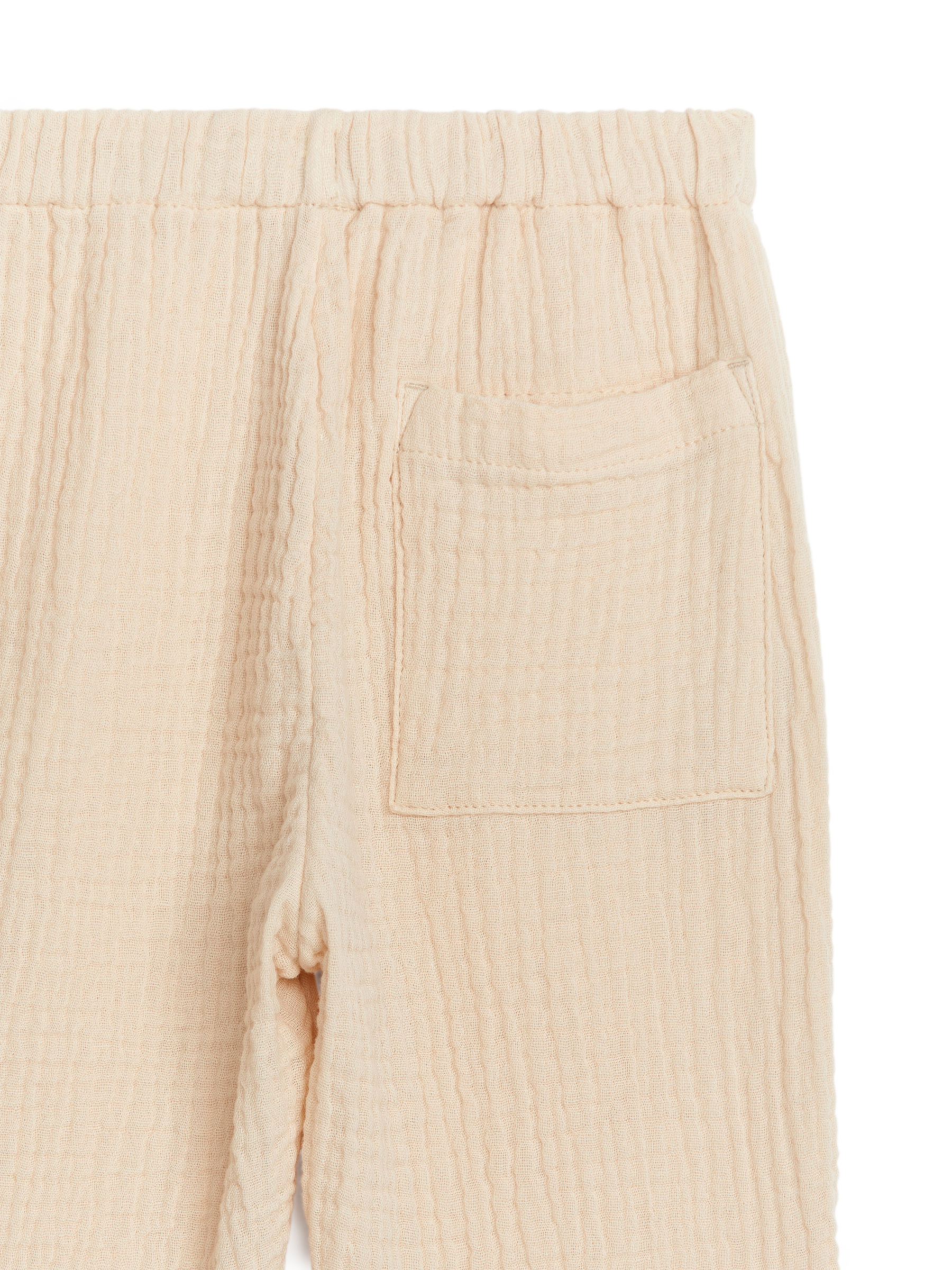 Cotton Muslin Trousers - Light Beige - Loose fit - Children - StillMedia/DescriptiveDetail - 3