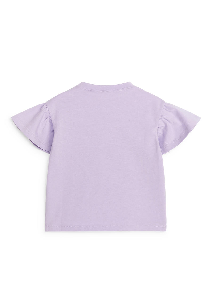 Frill T-Shirt-Purple-5086