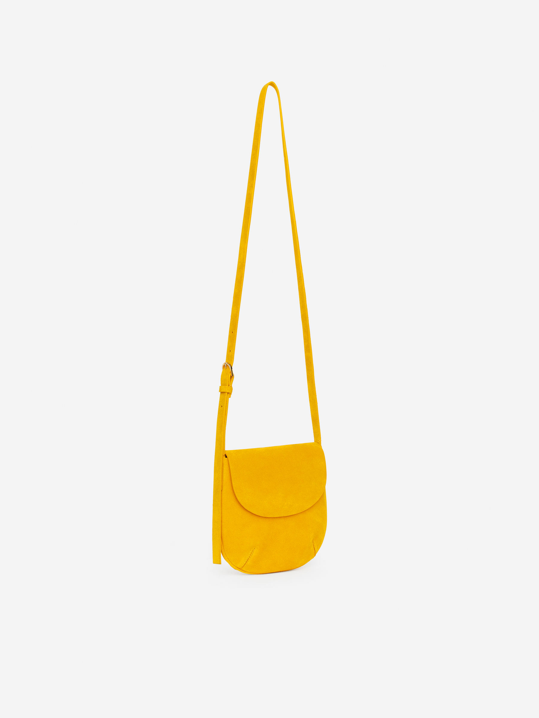 Leather Crossbody Bag - Yellow - Women - StillMedia/DescriptiveStillLife - 2