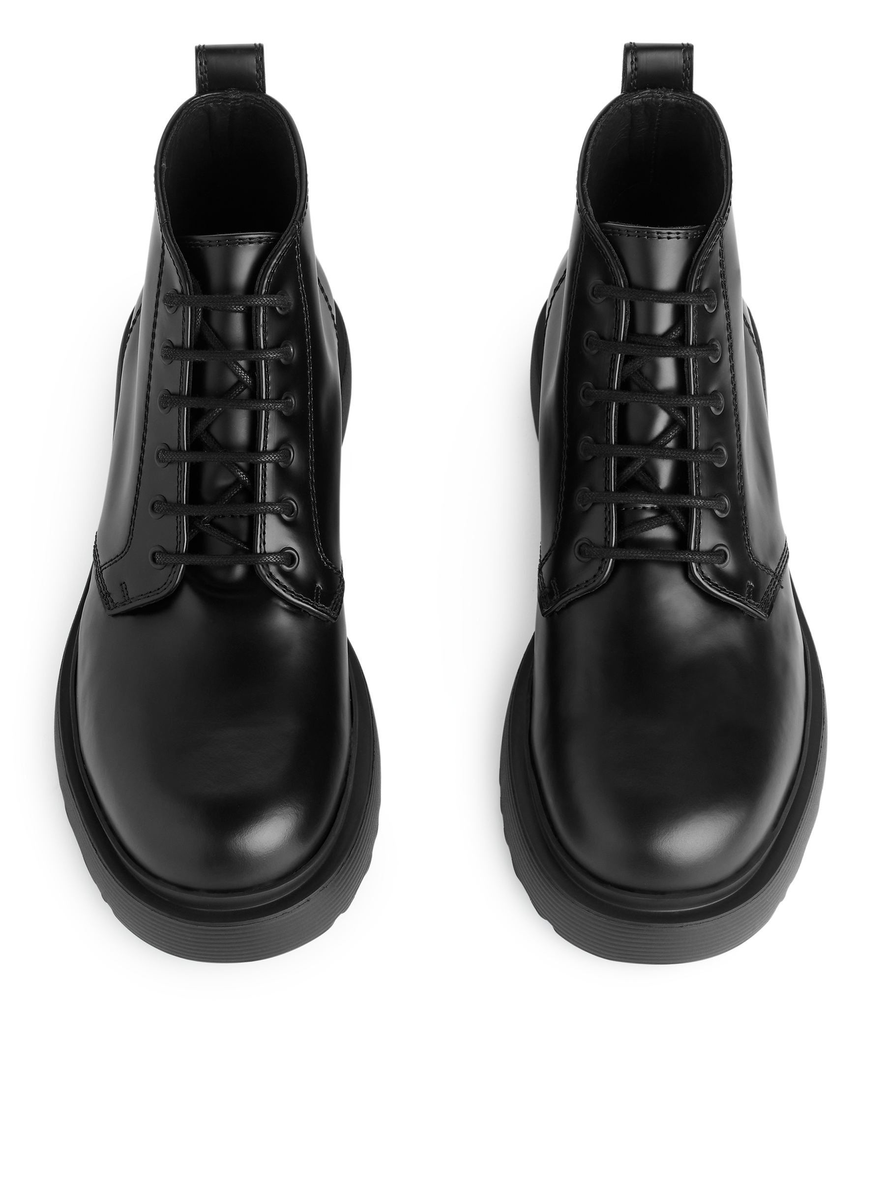 Stivali in pelle con lacci - Nero - Men - StillMedia/DescriptiveStillLife - 2