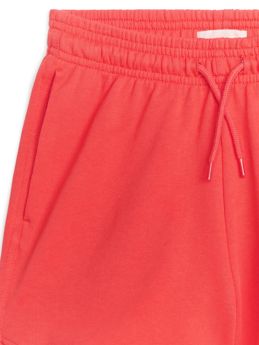 Terry Shorts-#CF5757-2549