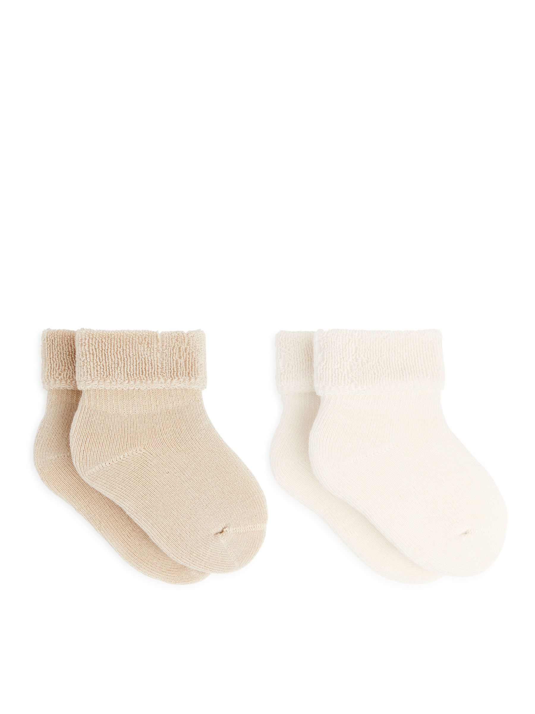 Terry Baby Socks-#C5B9AB-5986