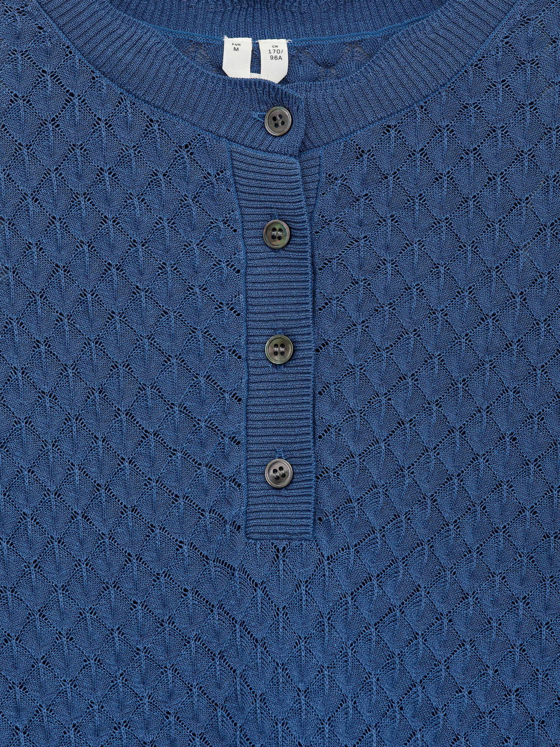 Open-Knit Top - Blue - Regular fit - Women - StillMedia/DescriptiveDetail - 1