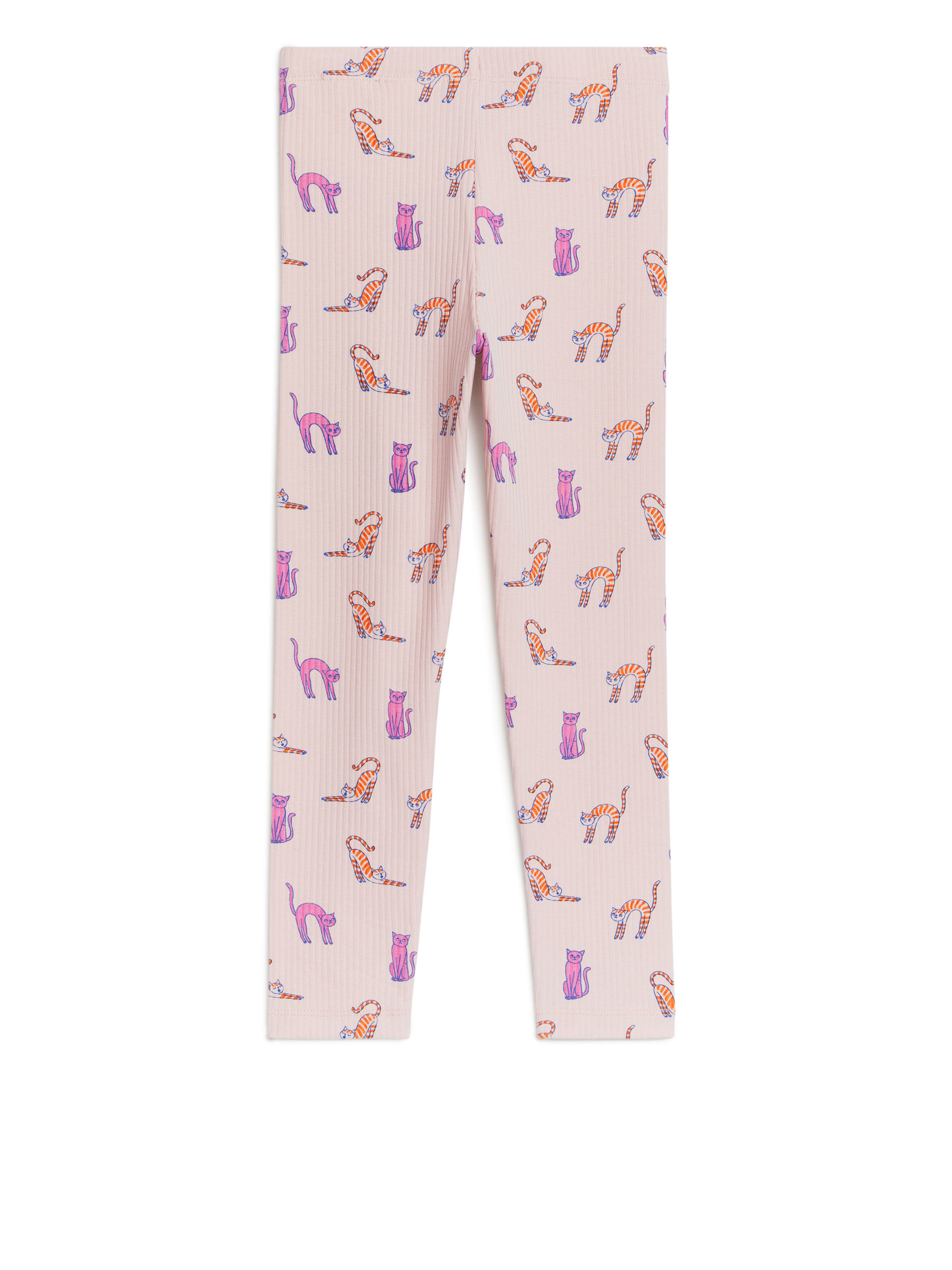 Ribbed Leggings - Dusty Pink - Slim fit - Children - StillMedia/DescriptiveStillLife - 2