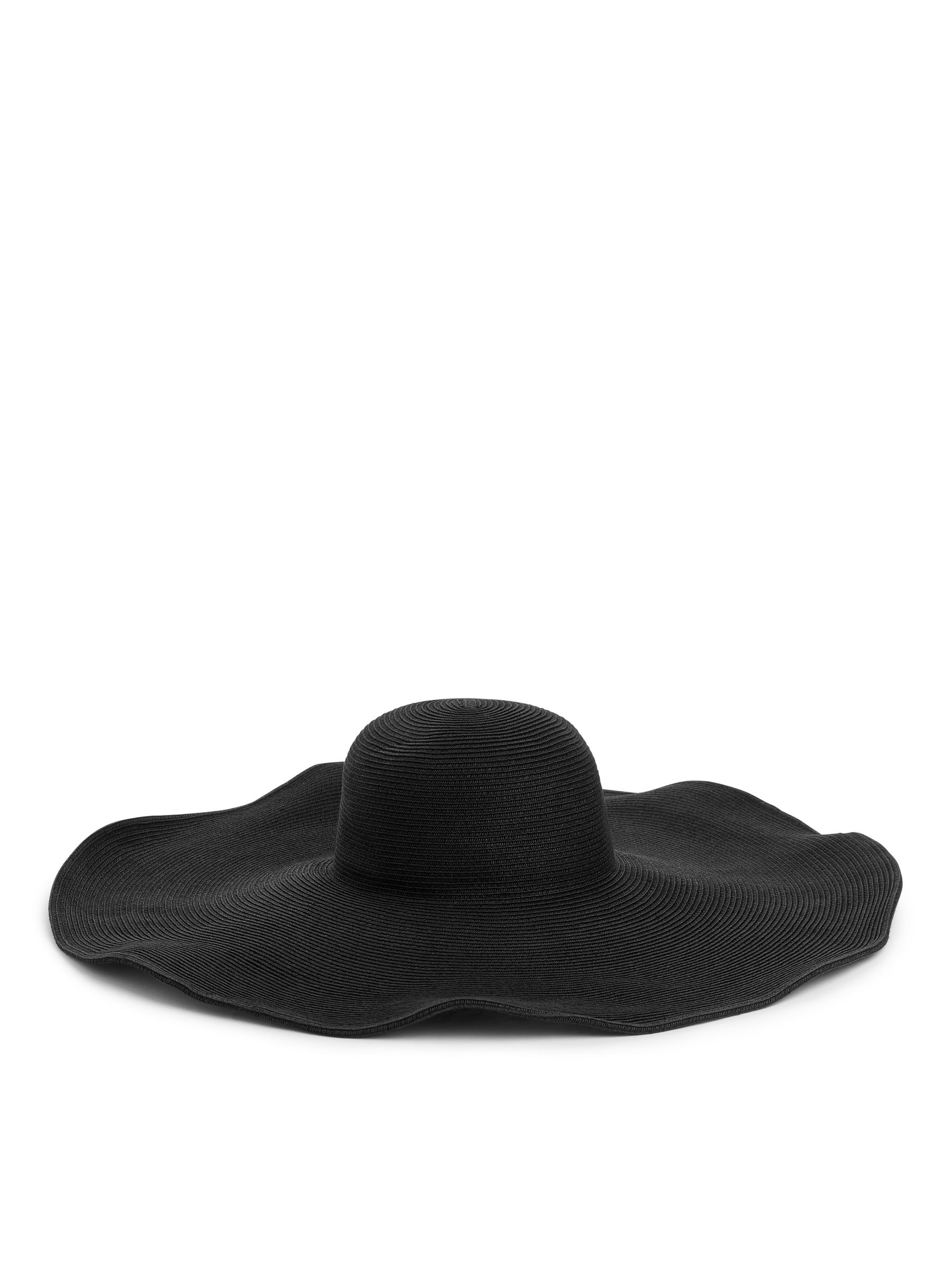Sombrero de paja de ala ancha - Negro - Women - StillMedia/DescriptiveStillLife - 3