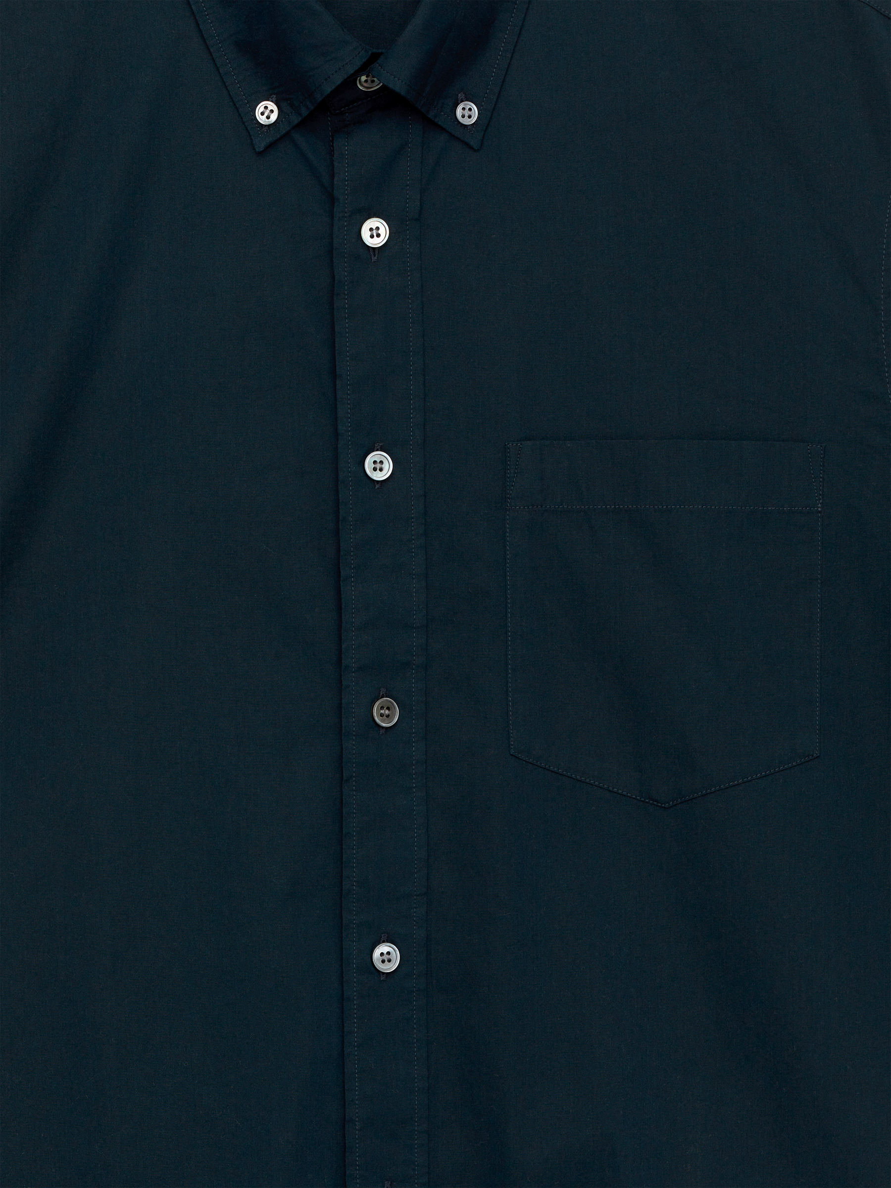 Button-down-Hemd aus Popeline - Dunkelblau - Regular Fit - Men - StillMedia/DescriptiveDetail - 1