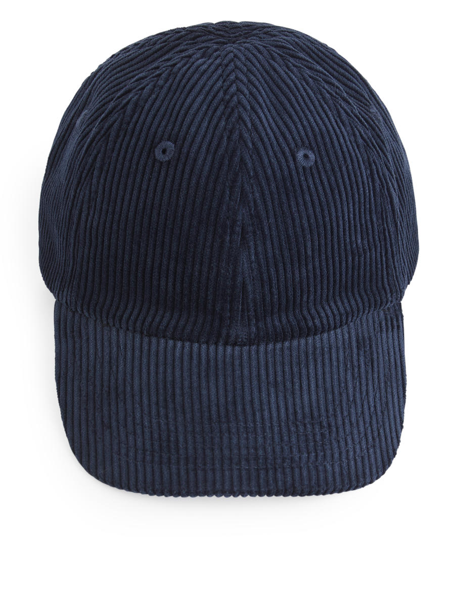 Casquette en velours côtelé - Bleu foncé - Enfant - 1185668001