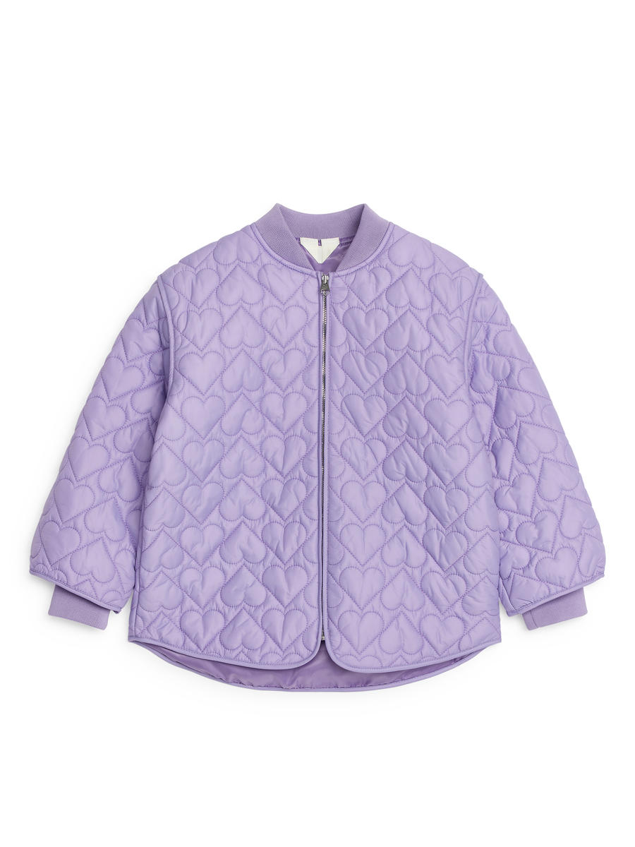 Quilted Jacket-#9687B7-11865