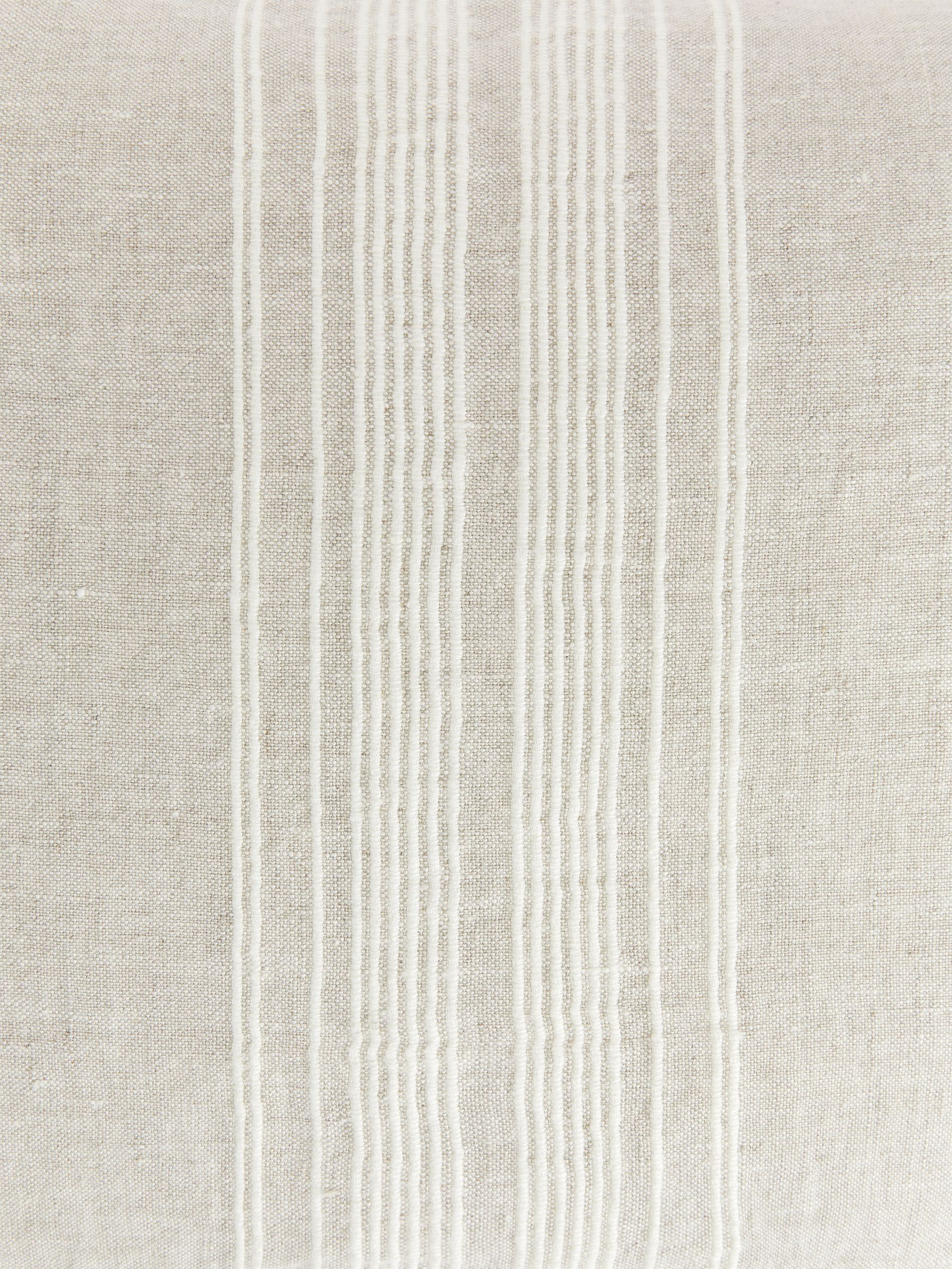 Funda de cojín de lino 50 x 50 cm - Beige/blanco - Homeware - StillMedia/DescriptiveDetail - 6