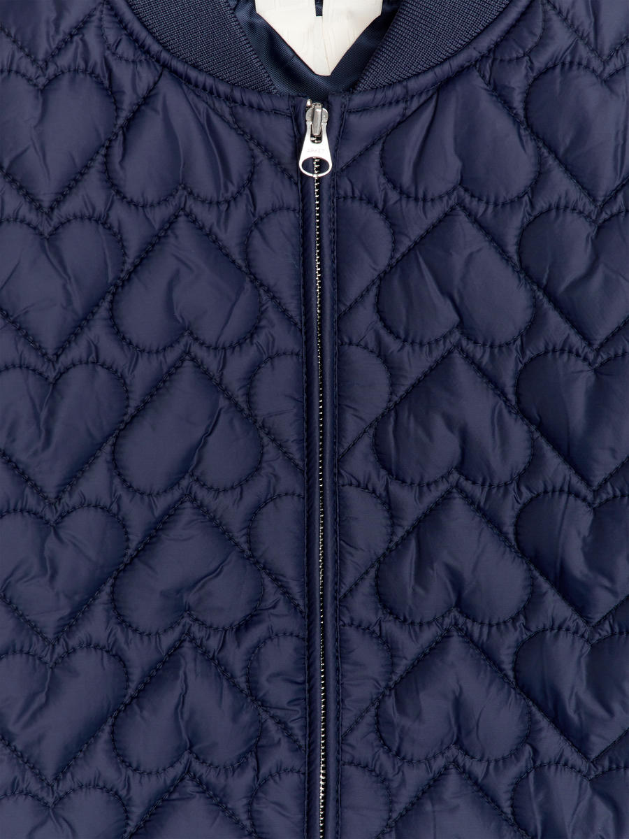 Quilted Jacket-#23263B-11866