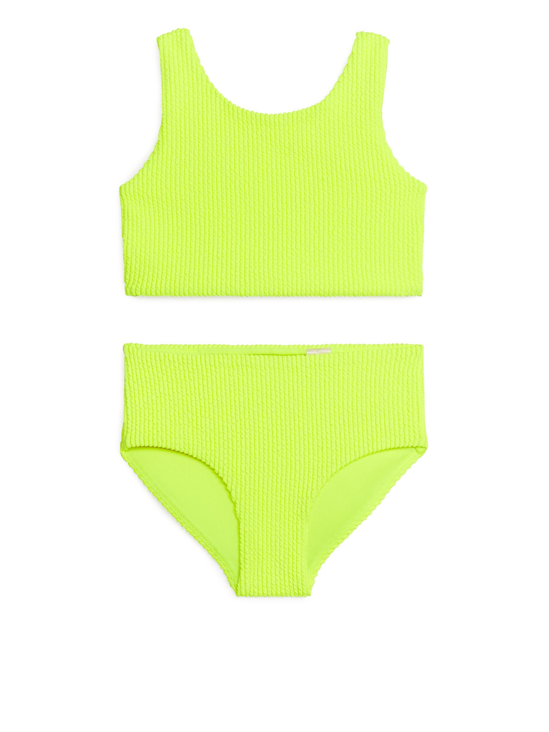 Bikini in seersucker - Giallo brillante - Regular fit - Children - StillMedia/DescriptiveStillLife - 1
