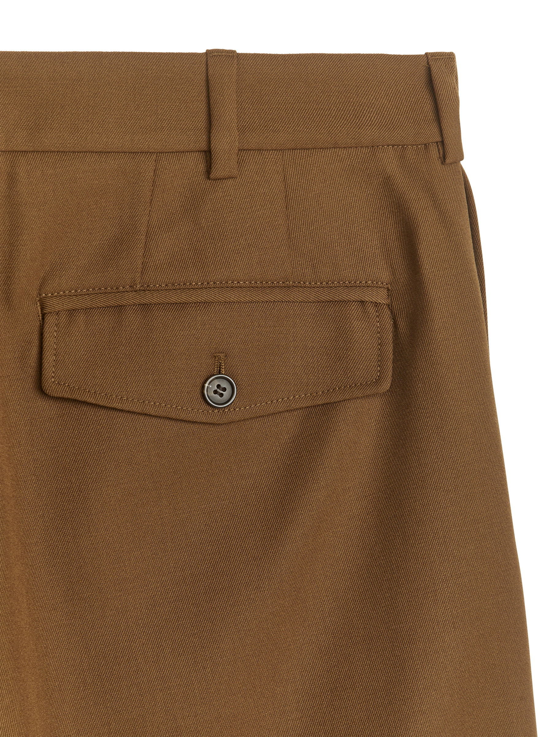 Vida byxor i ullblandning - Brun - Relaxed fit - Men - StillMedia/DescriptiveDetail - 2