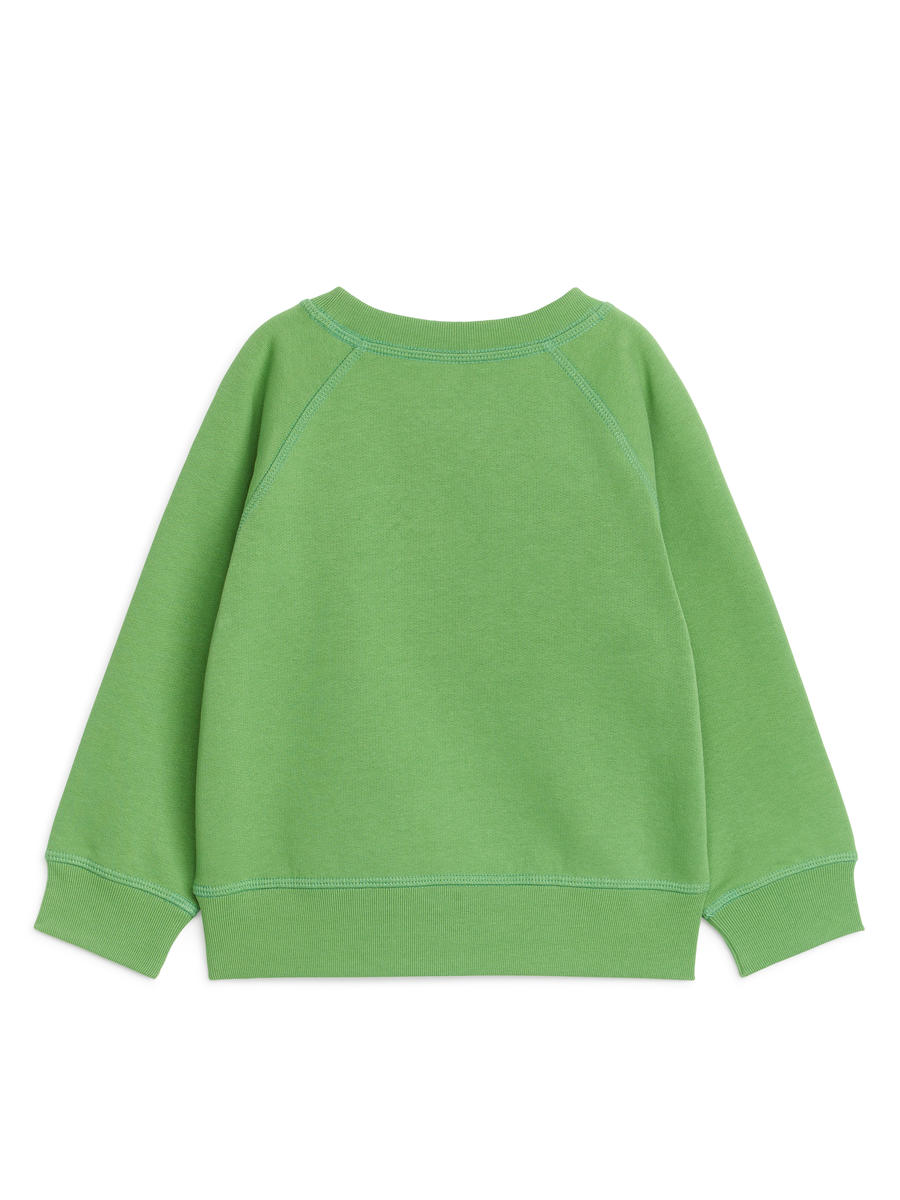 Cotton Sweatshirt-#718D52-5828