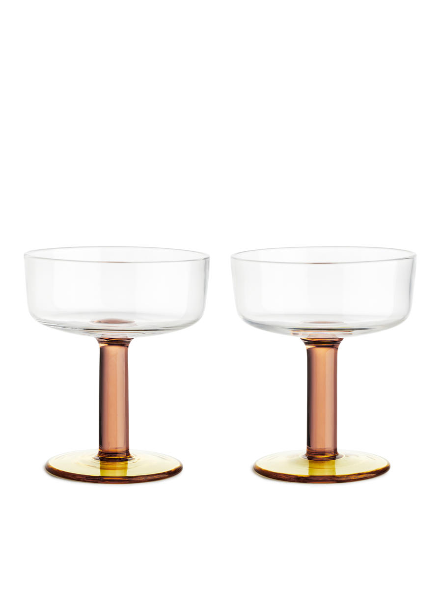 Eisbecher, 2er-Set - Rosa/Gelb - Homeware - 1108800006