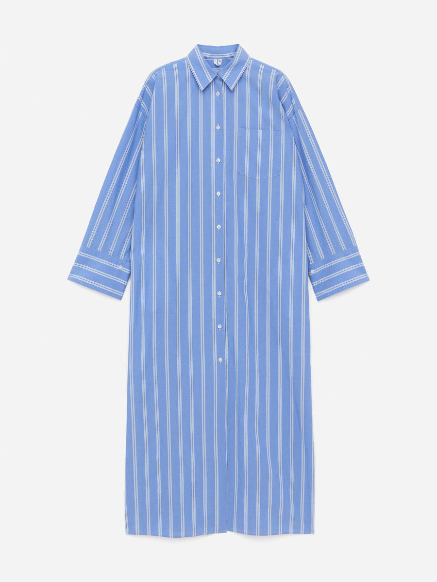 Pure Cotton Blue and white designer dress main image 0