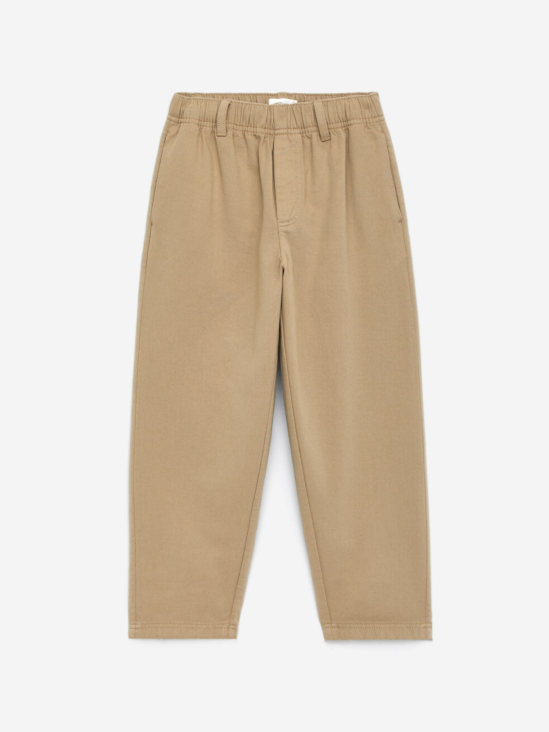Tapered Cotton Chinos-#AA9A81-15987