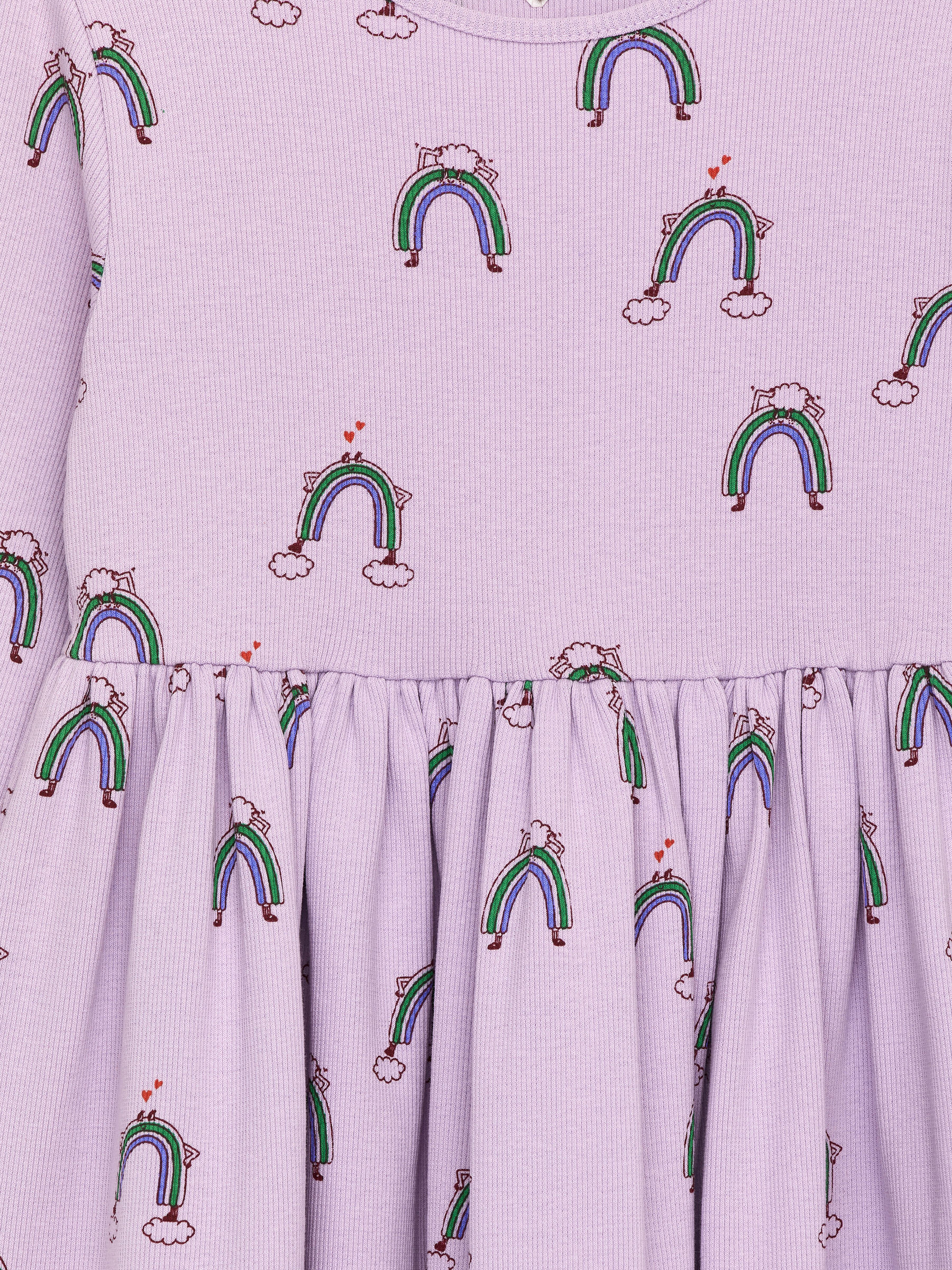 Cotton Rib Dress - Lilac - Regular fit - Children - StillMedia/DescriptiveDetail - 1