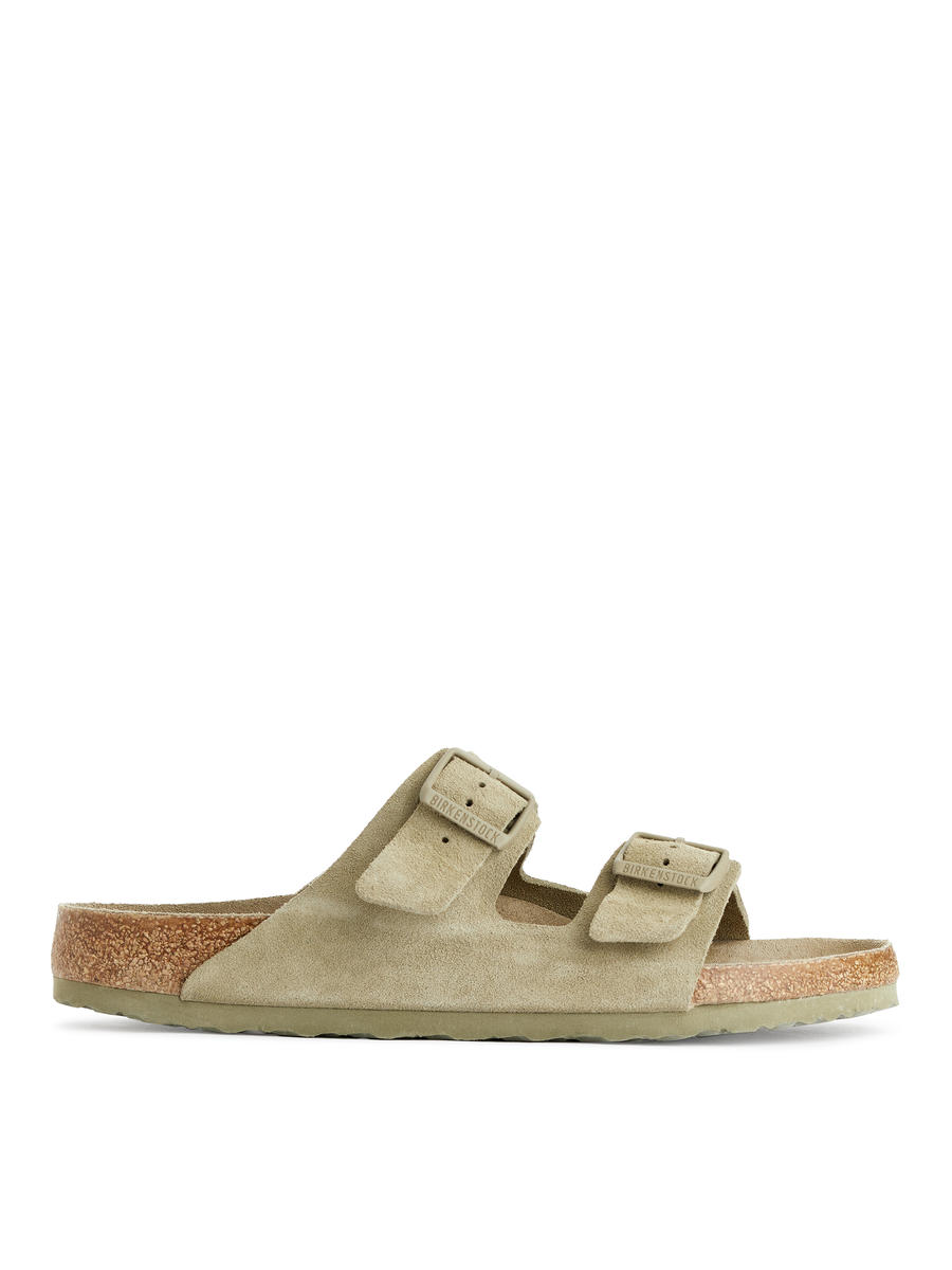 Birkenstock Arizona Suede Sandals-#A9997B-11989