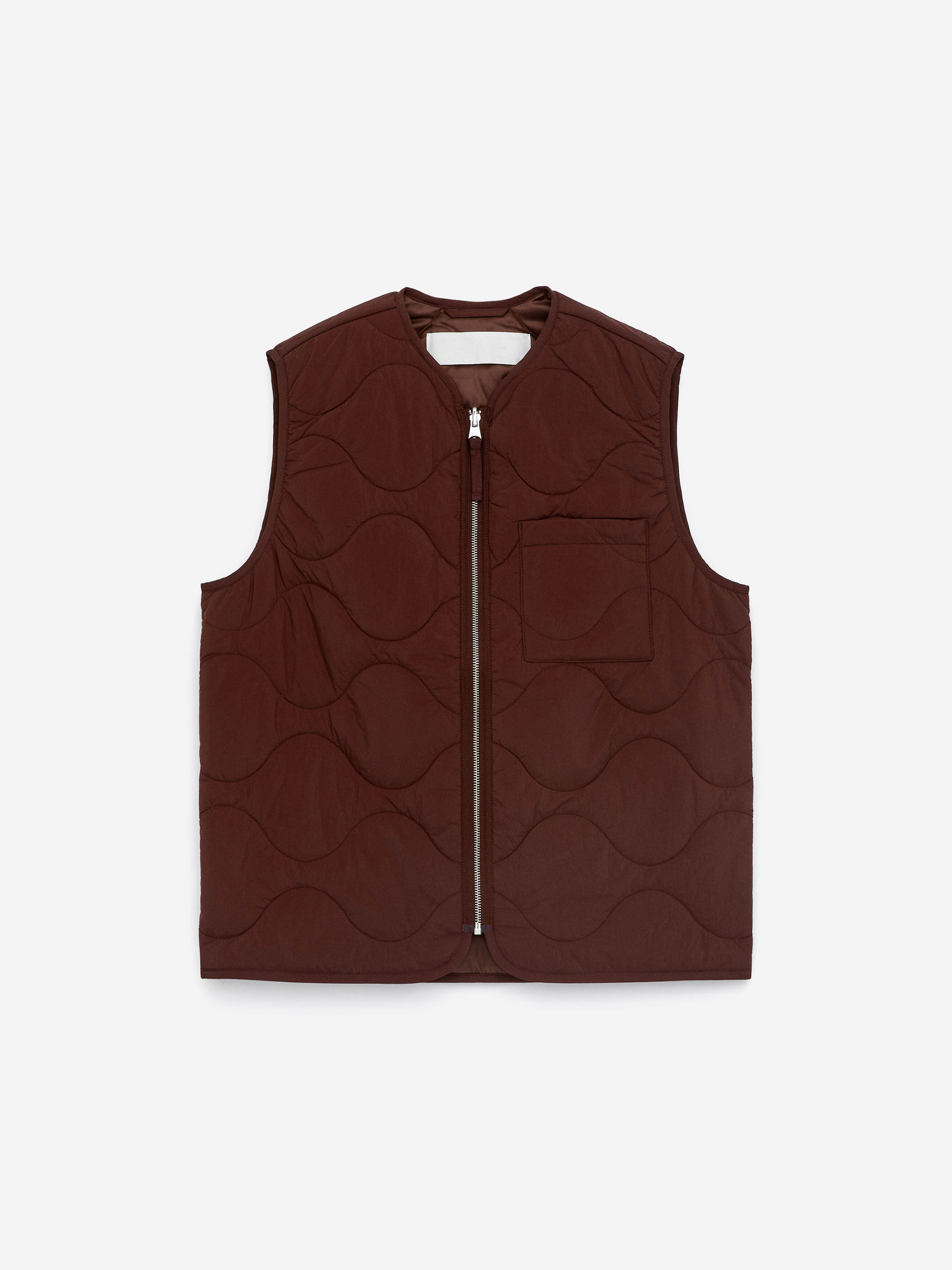 2-in-1 Quilted Liner Vest - Reddish Brown - Regular fit - Men - StillMedia/DescriptiveStillLife - 1