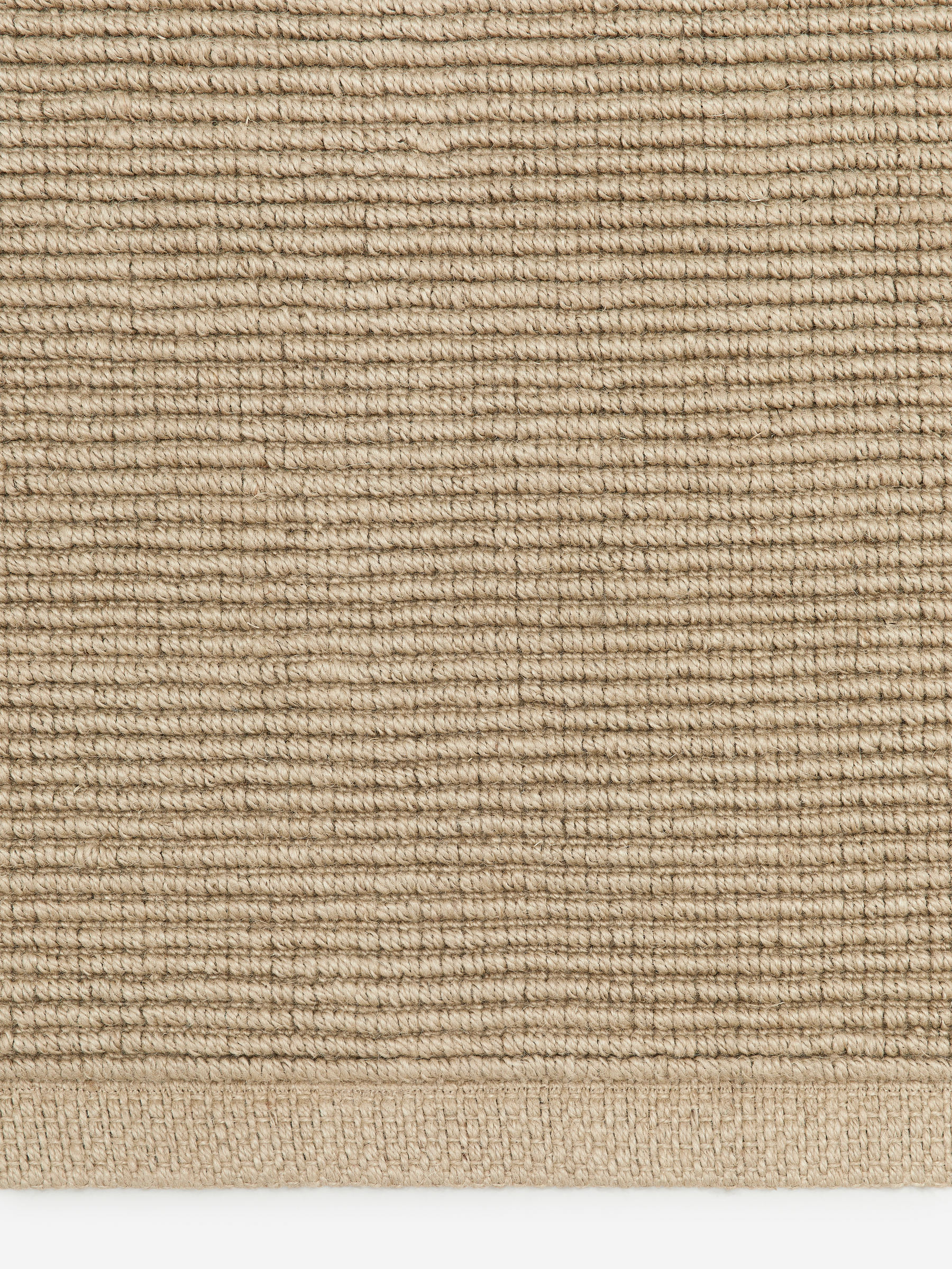 Tapis de couloir en jute 80 x 250 cm-#DED8C5-15334