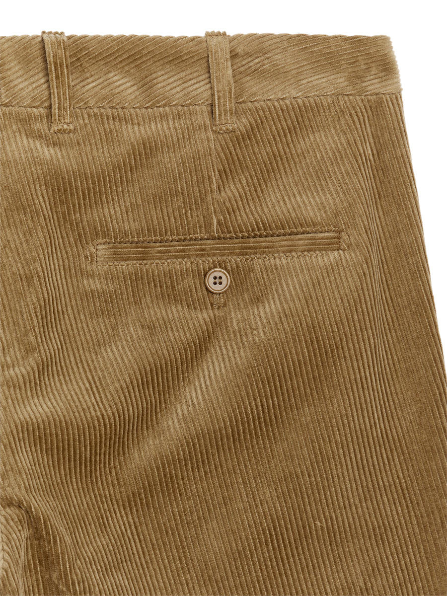 Straigh-Fit Corduroy Chinos-#9D7F63-12696