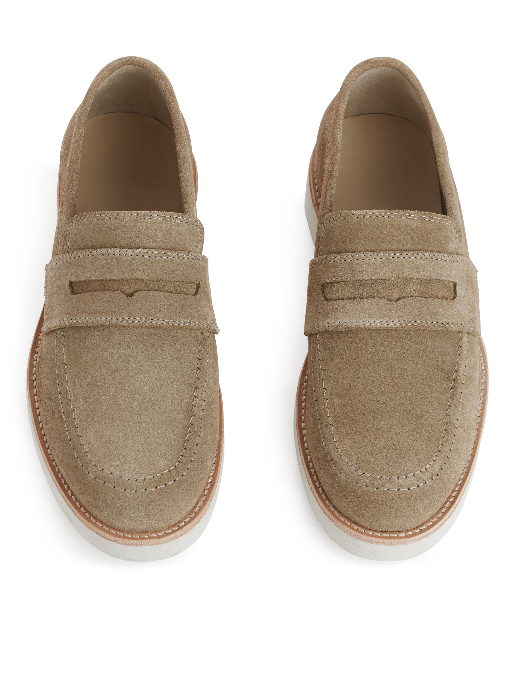 Mocasines de ante y VIBRAM® - Beige - Men - StillMedia/DescriptiveStillLife - 6