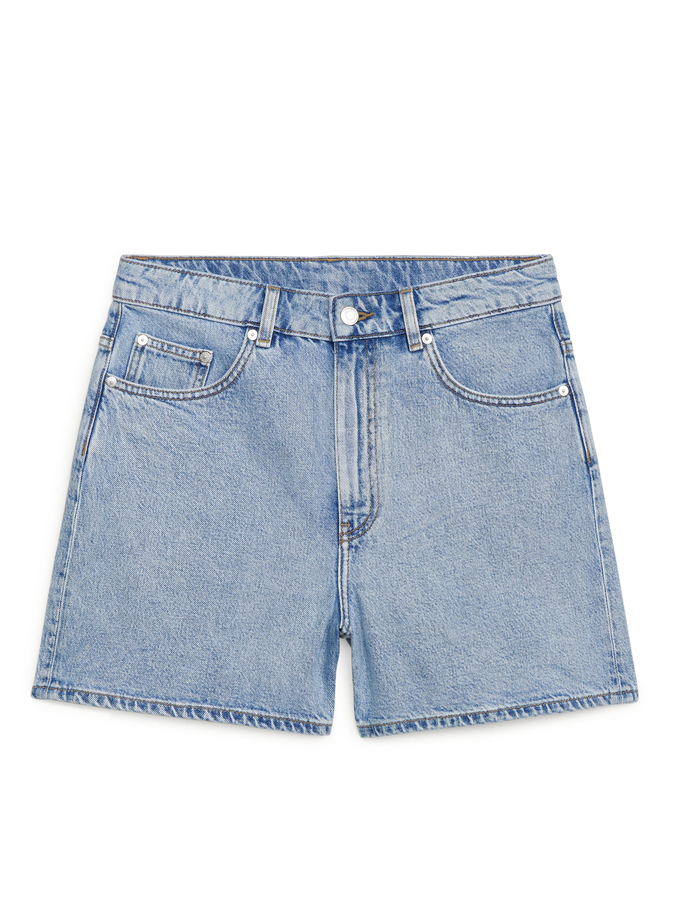 High Waist Non-Stretch Denim Shorts | ARKET | ARKET ARCHIVE