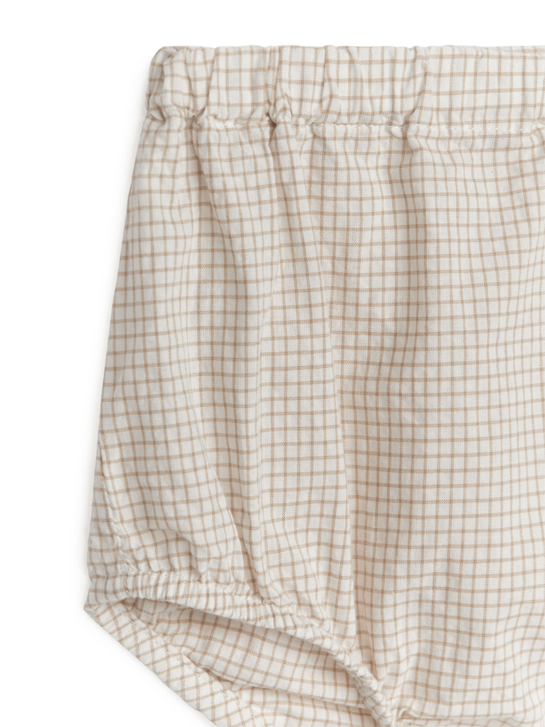 Seersucker Bloomers - Beige/Check - Loose fit - Children - StillMedia/DescriptiveDetail - 1