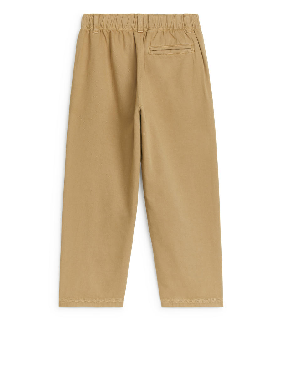 Relaxed Chino Trousers-#A49578-7699