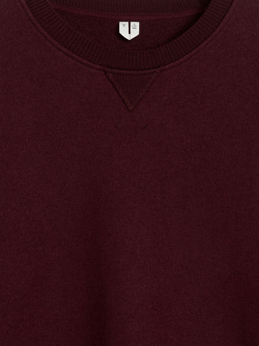 Relaxed Wool Jumper-#3A1A19-13159