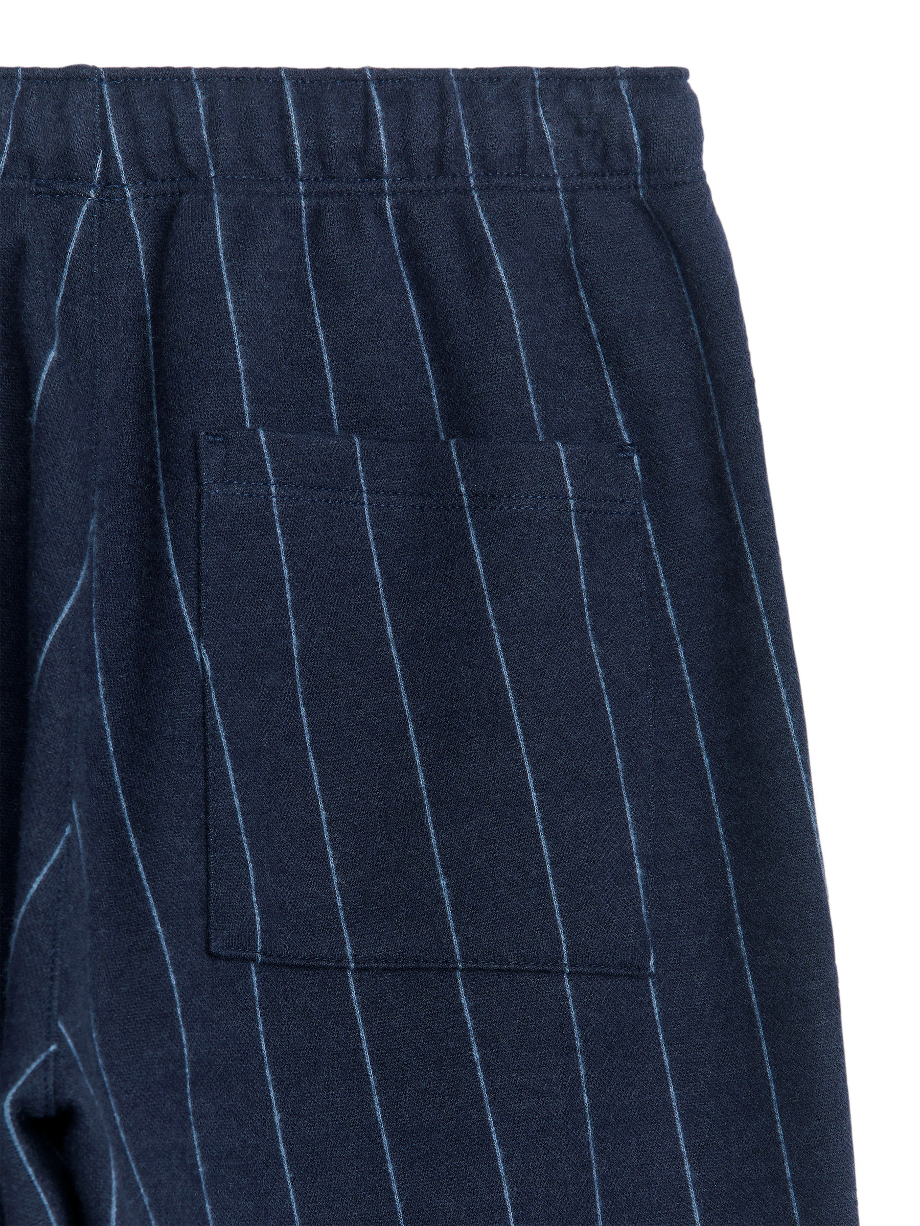 Pinstripe Cotton Sweatpants - Dark Blue/Pinstripe - Regular fit - Children - StillMedia/DescriptiveDetail - 3