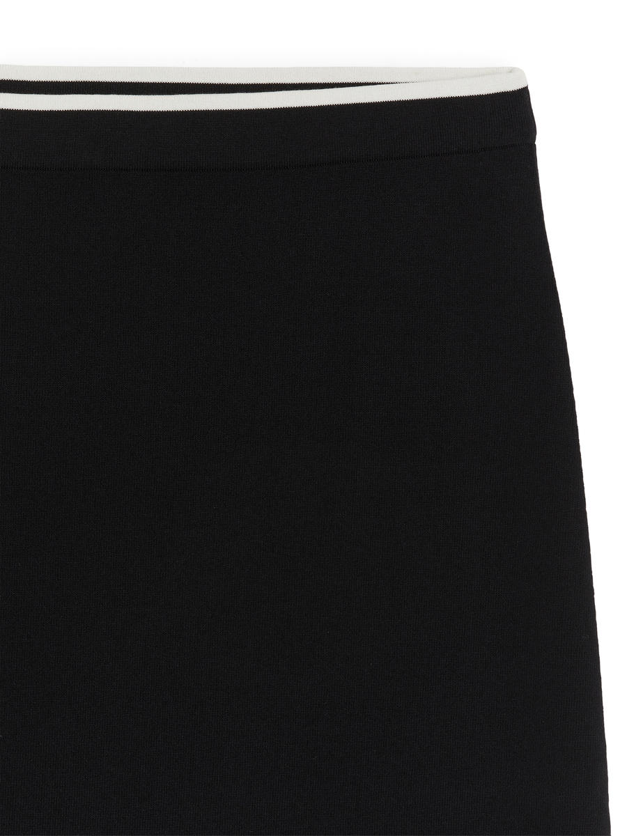 Knitted Midi Skirt - Black - Regular fit - Women - 1227351001