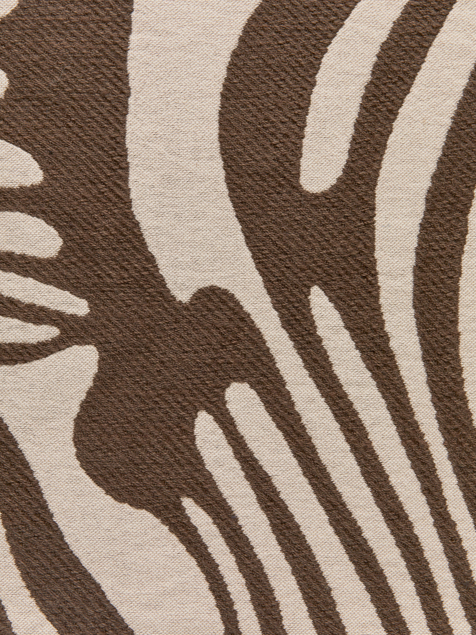 Kuddfodral i ull och bomull 50 x 50 cm - Mörk mullvad/vit - Homeware - StillMedia/DescriptiveDetail - 1