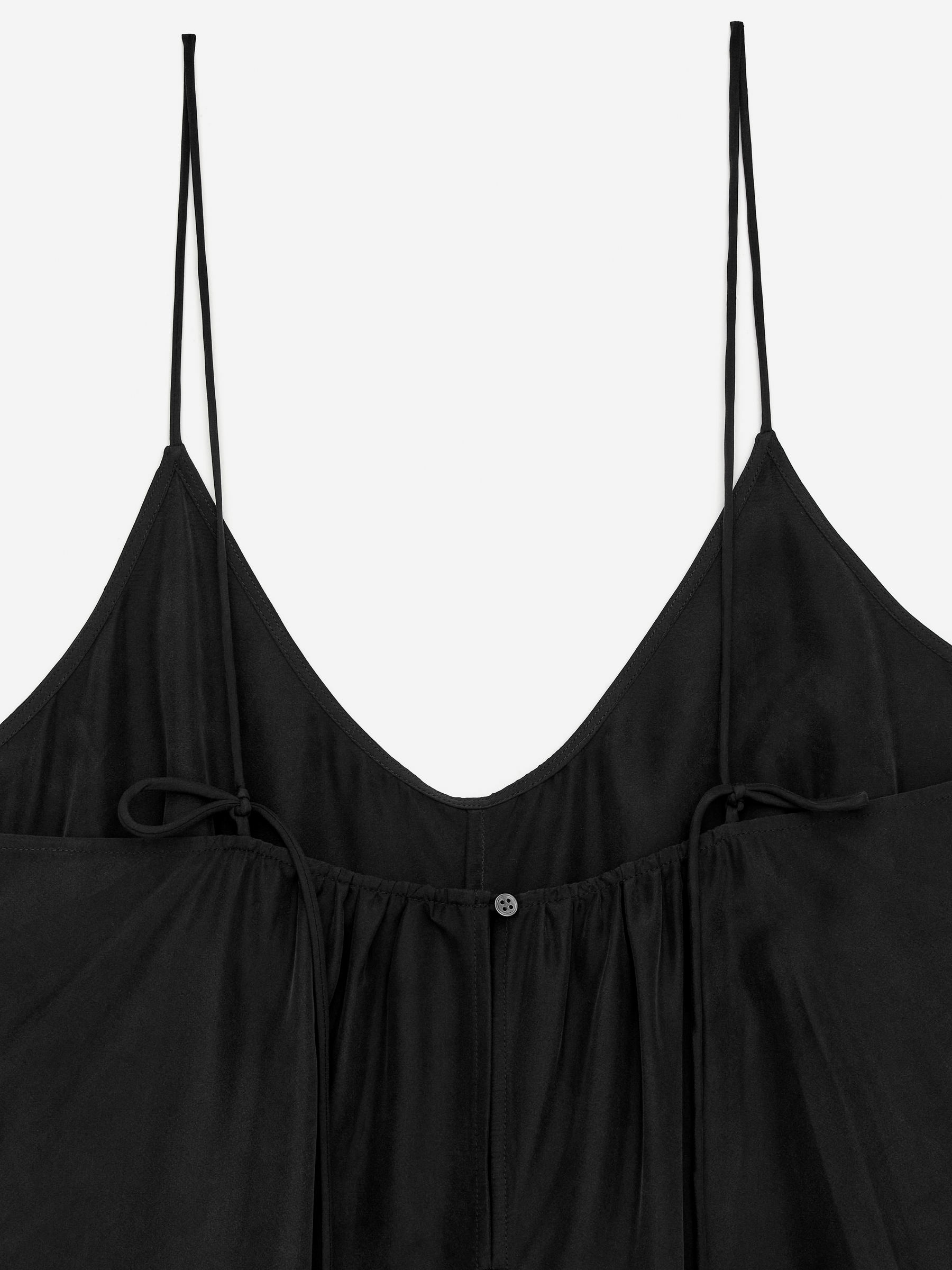 Silk Jumpsuit - Black - Loose fit - Women - StillMedia/DescriptiveDetail - 1