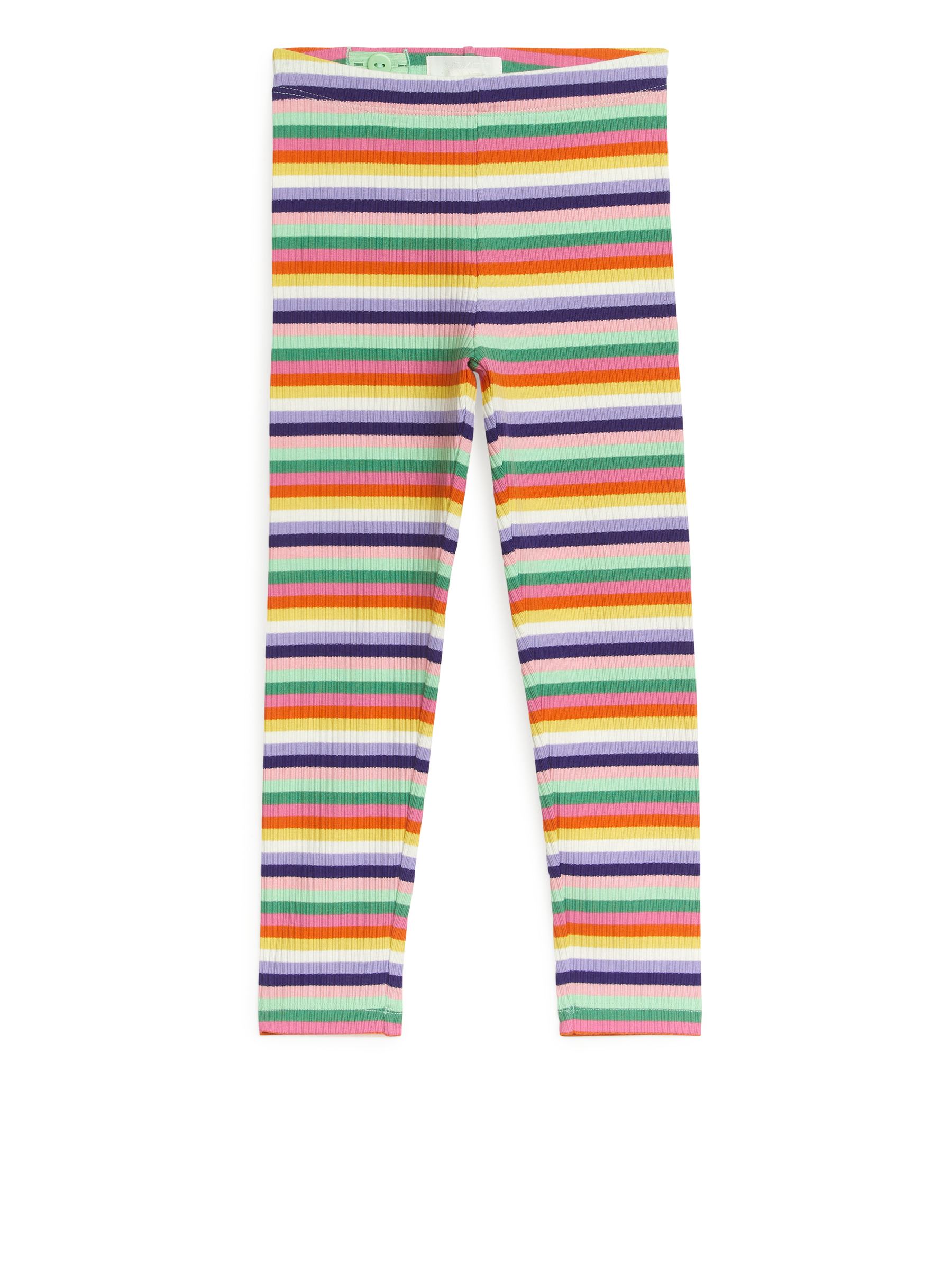 Rib Jersey Leggings-#F6D762-10170