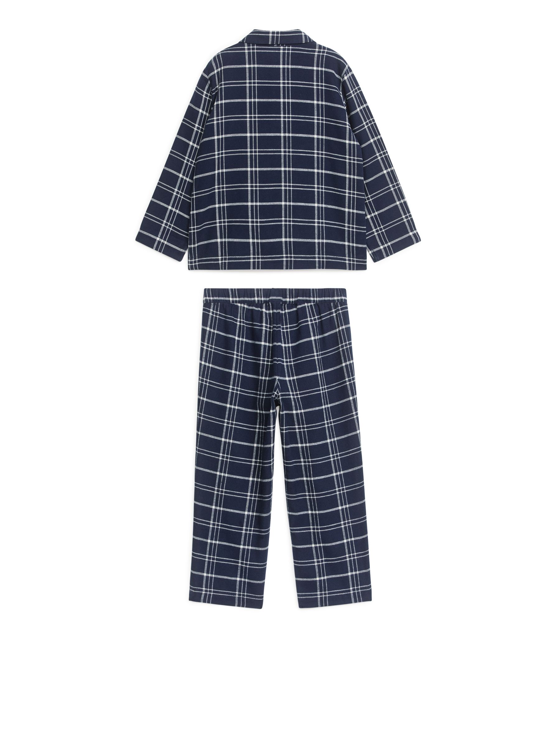 Flannel Pyjama Set - Blue/Off White - Corte relajado - Children - StillMedia/DescriptiveStillLife - 2